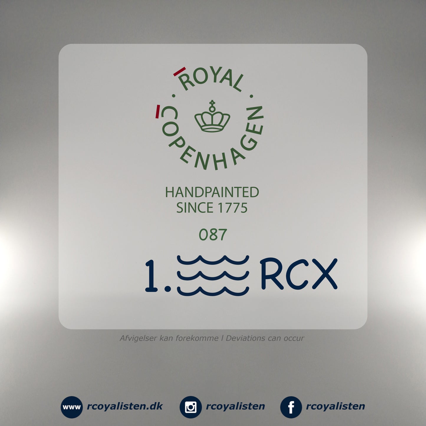 Royal Copenhagen Musselmalet Riflet Kop med Underkop (25 cl) - RCoyalisten.dk