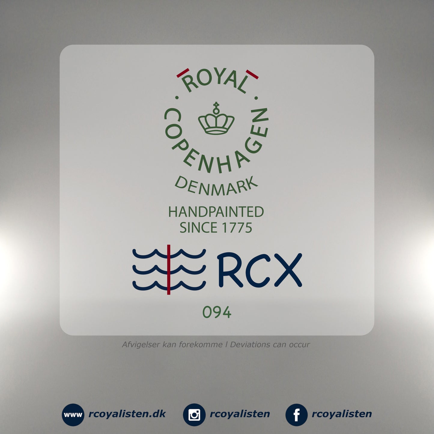 Royal Copenhagen Blå Mega Riflet Underkop (15 cm) - RCoyalisten.dk