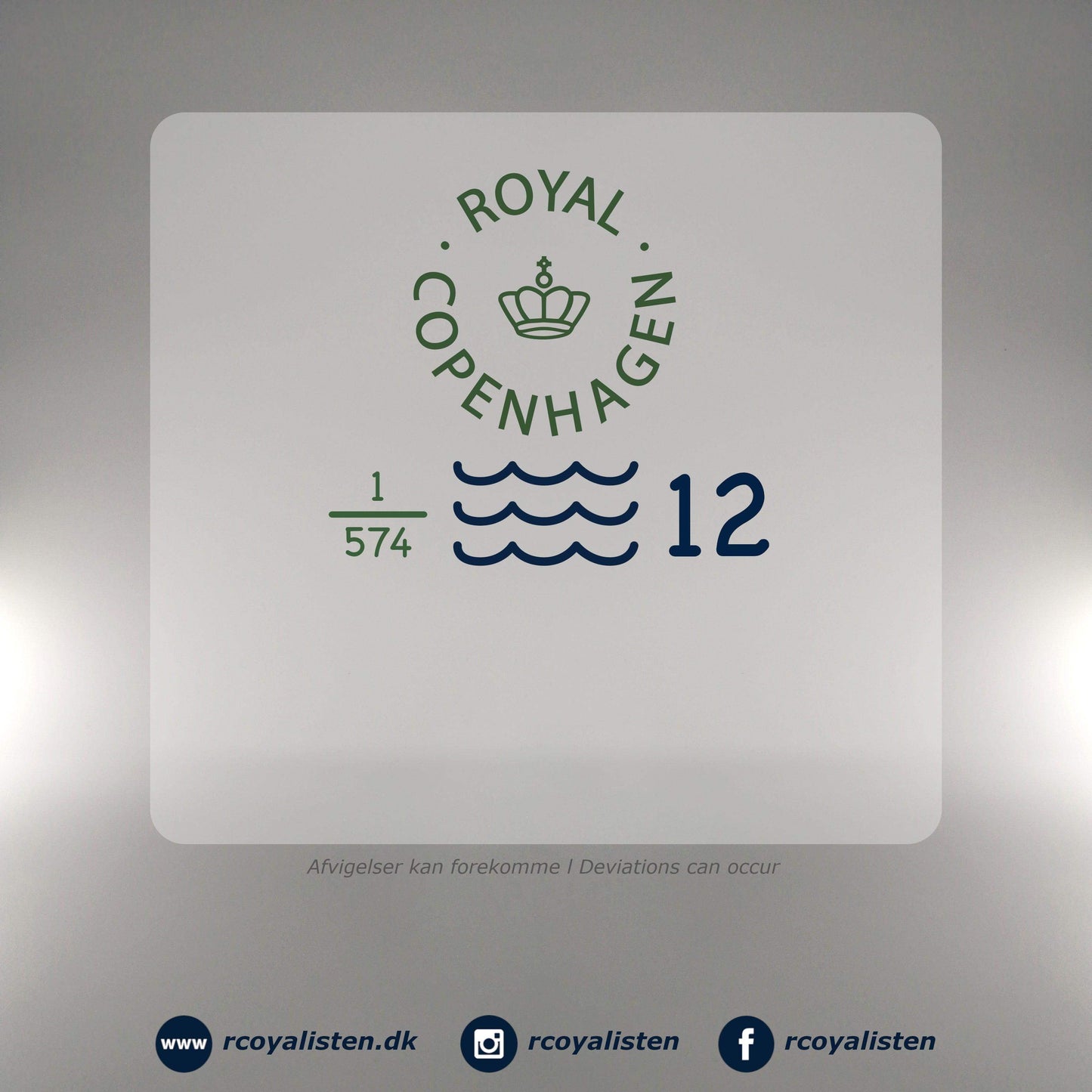 Royal Copenhagen Musselmalet Halvblonde Tallerken (17 cm) - RCoyalisten.dk