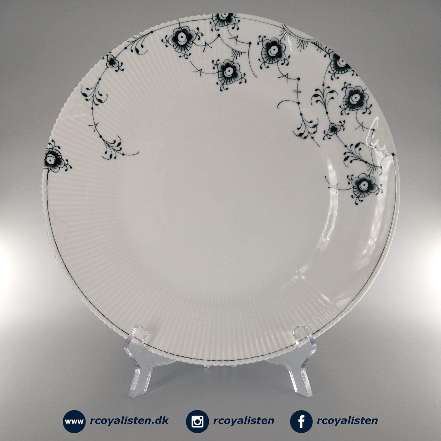 Multifarvet Elements Midnight Tallerken (29,5 cm) - RCoyalisten.dk