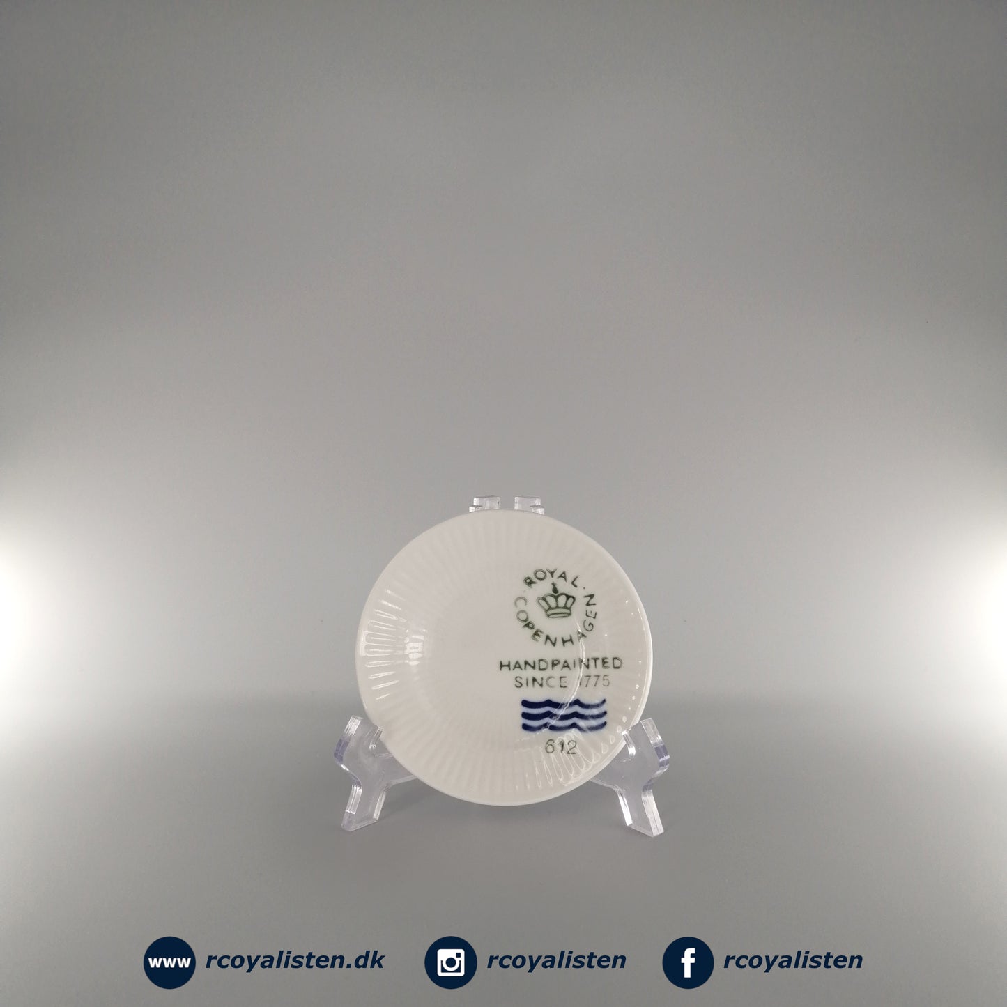 Royal Copenhagen Riflet Signatur Tallerken (11 cm) - RCoyalisten.dk