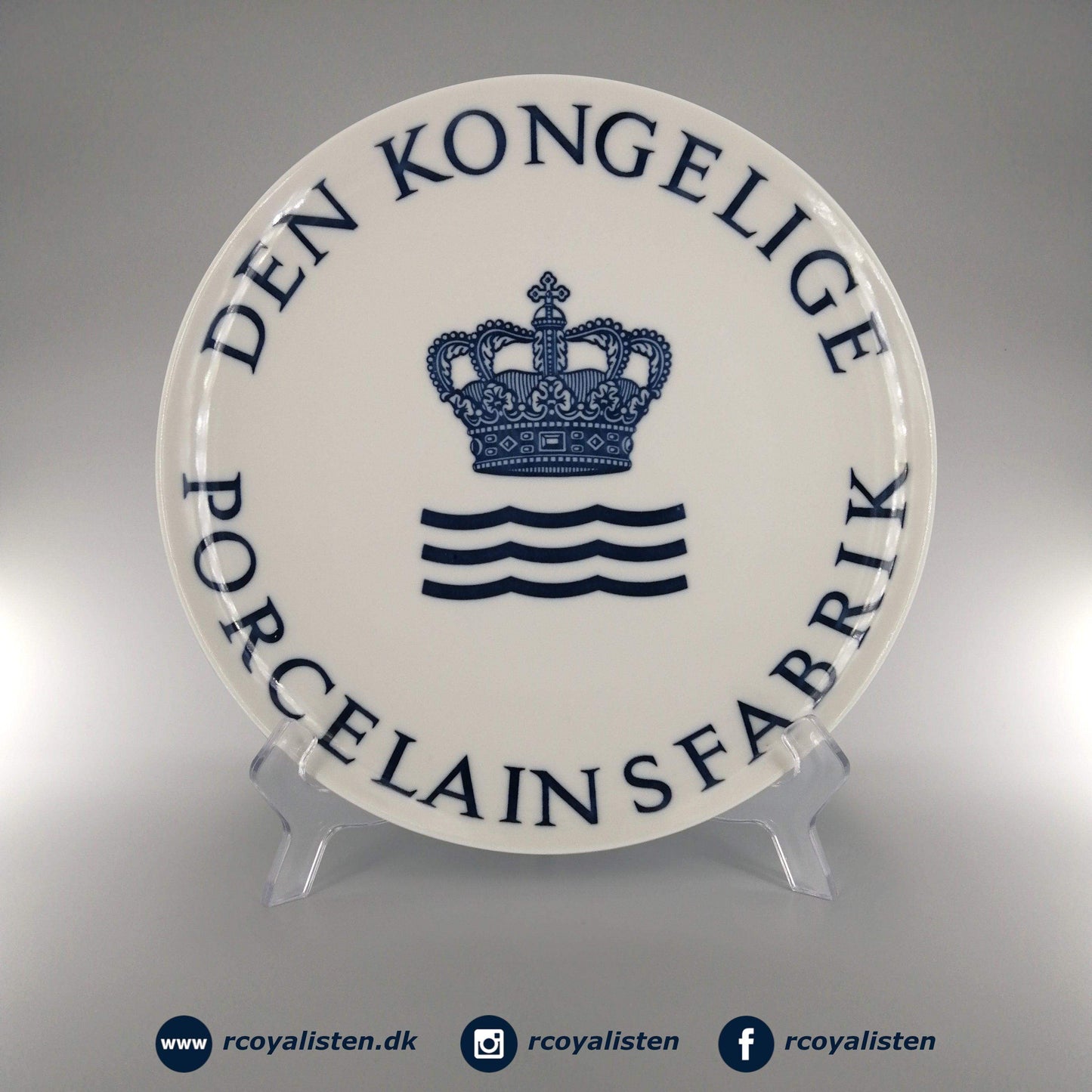 Forhandler Platte (25 cm) - Den Kongelige Porcelainsfabrik - RCoyalisten.dk