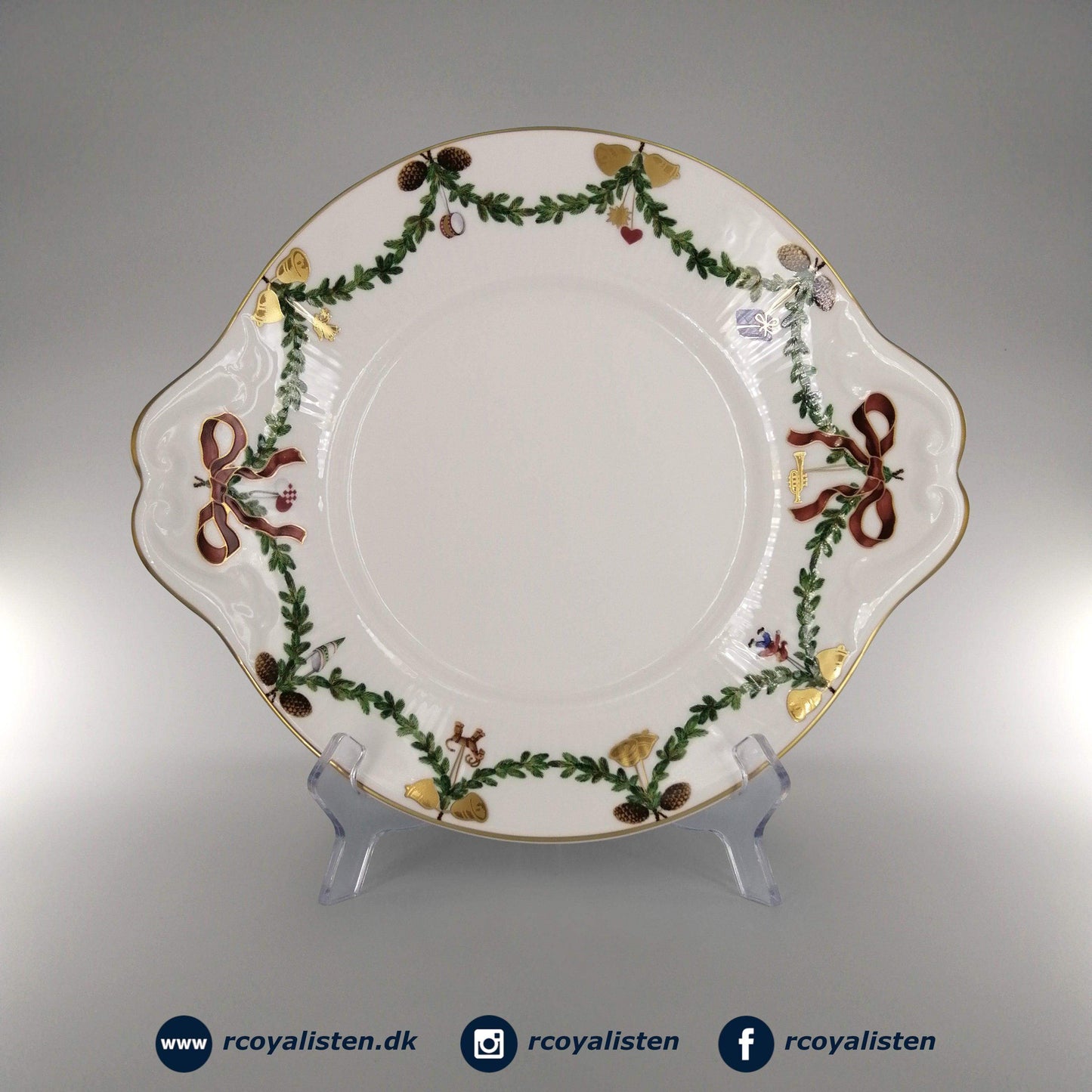 Stjerne Riflet Jul Fad (27 cm) - RCoyalisten.dk