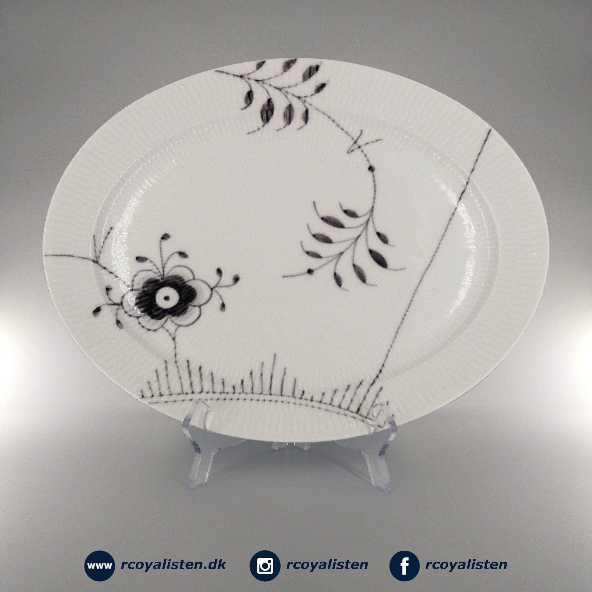 Sort Mega Riflet Ovalt Fad #2 (34 cm) - RCoyalisten.dk