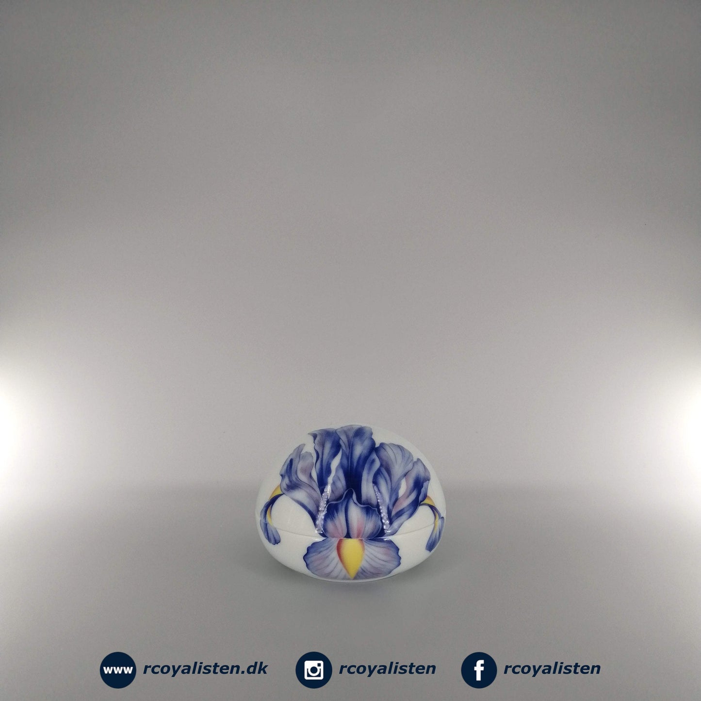 Bonbonniere (7 cm) - Blå Iris - RCoyalisten.dk
