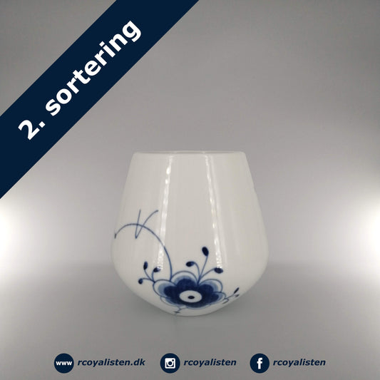 Blå Mega Riflet Vase (15 cm / 150 cl) - RCoyalisten.dk