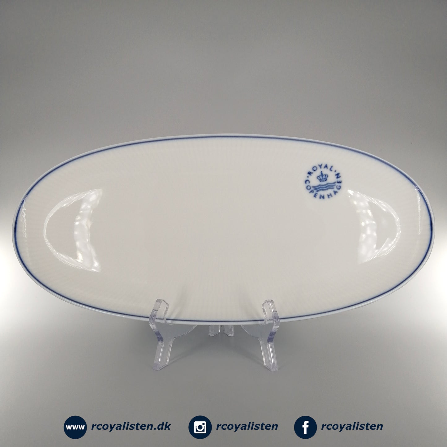Royal Copenhagen Blueline Fad Aflangt (37 cm) - RCoyalisten.dk