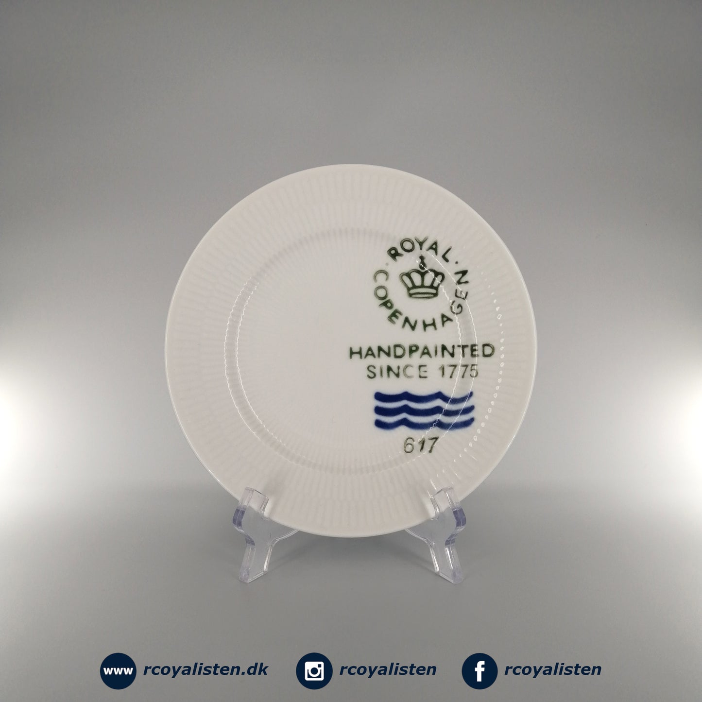 Royal Copenhagen Riflet Signatur Tallerken (17 cm) - RCoyalisten.dk