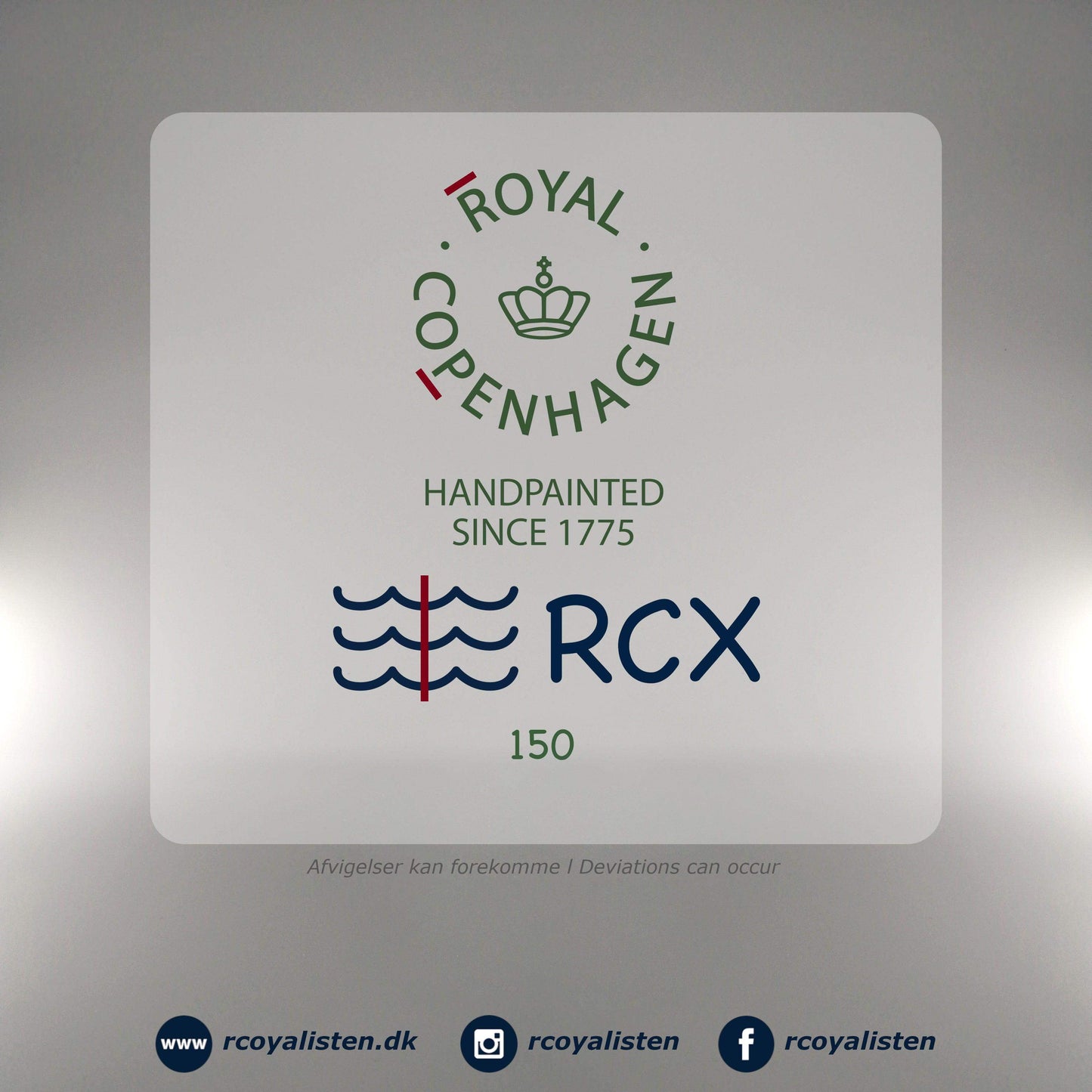 Blå Mega Riflet Fyrfadsstage (6 cm) - RCoyalisten.dk