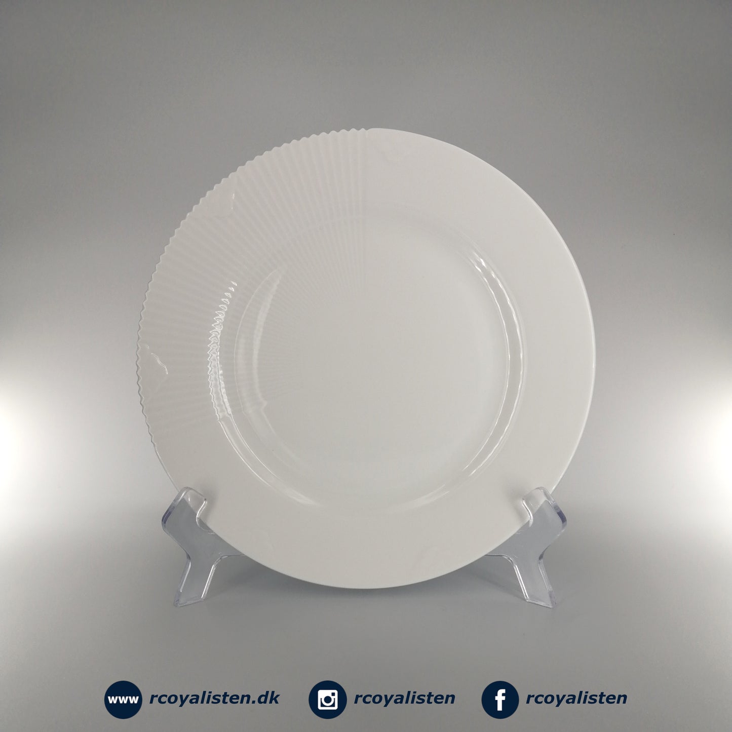Hvid Elements Tallerken (22 cm)