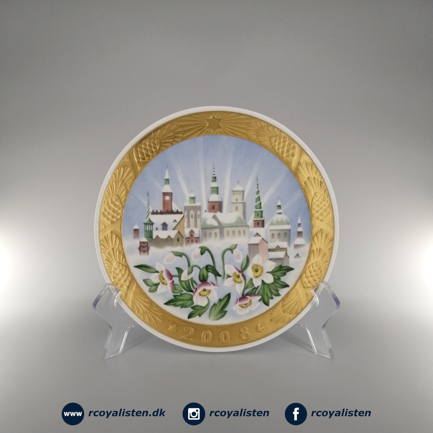 Royal Copenhagen Juleplatte 2008 - Limited Edition - RCoyalisten.dk