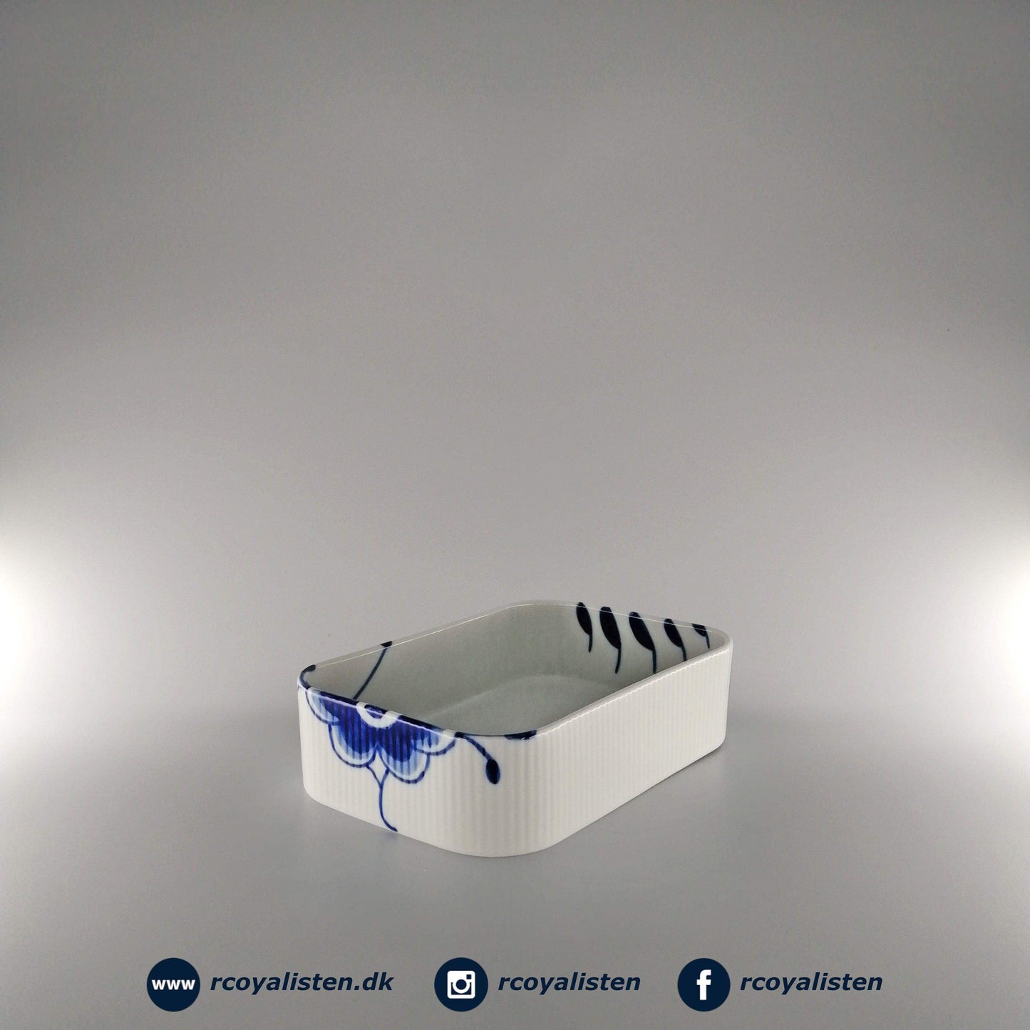 Blå Mega Riflet Krydderifad (16 x 11 cm) - RCoyalisten.dk