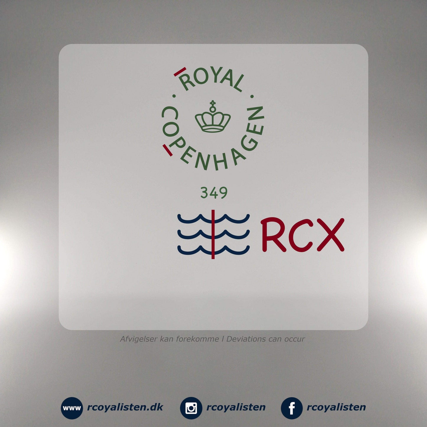 Ruby Red Musselmalet Halvblonde Ovalt Fad (24,5 cm) - RCoyalisten.dk