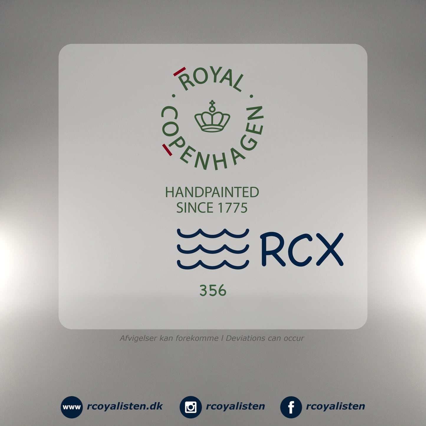 Royal Copenhagen Blå Mega Riflet Asiet (23 cm) - RCoyalisten.dk