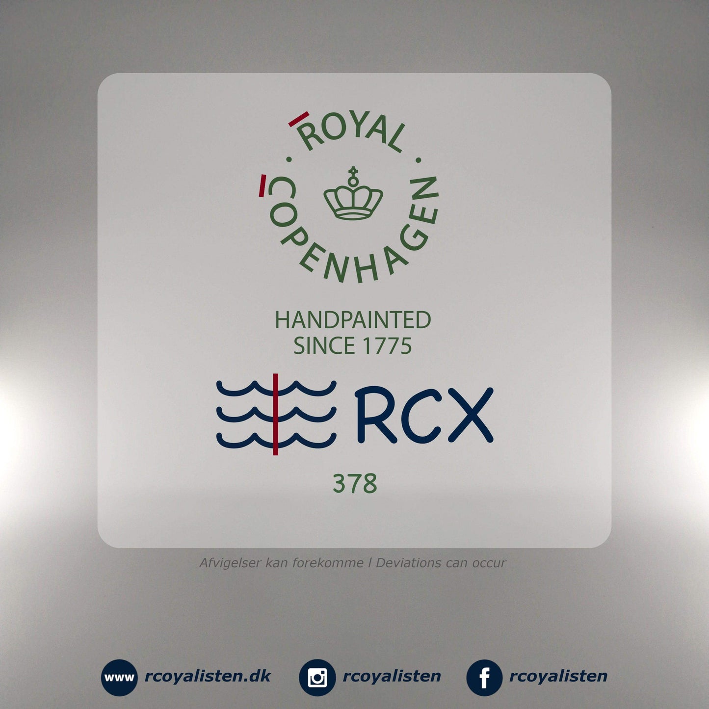 Blå Mega Riflet Fad (36 cm) - RCoyalisten.dk