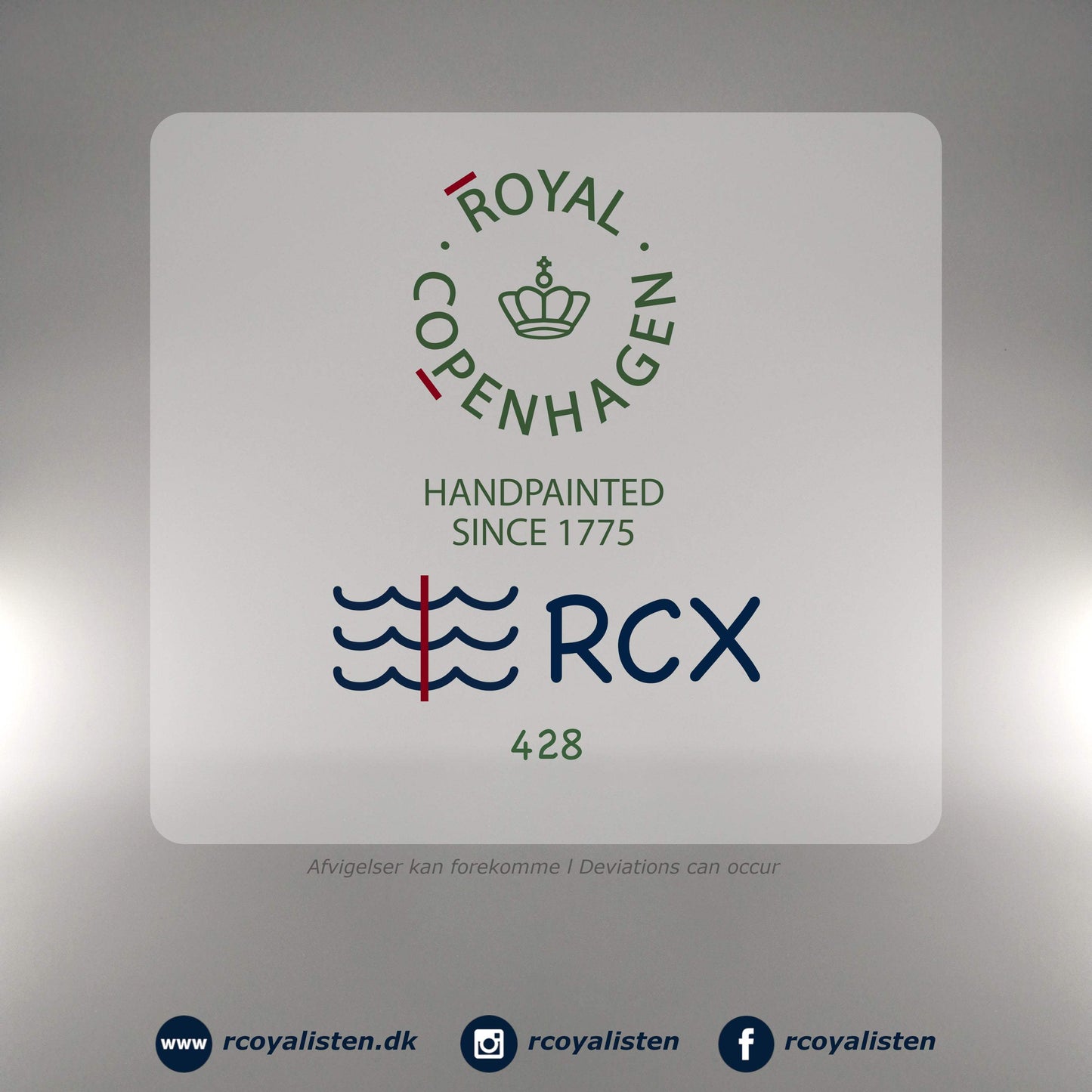 Blå Mega Riflet Skål på Høj Fod (15 cm / 80 cl) - RCoyalisten.dk