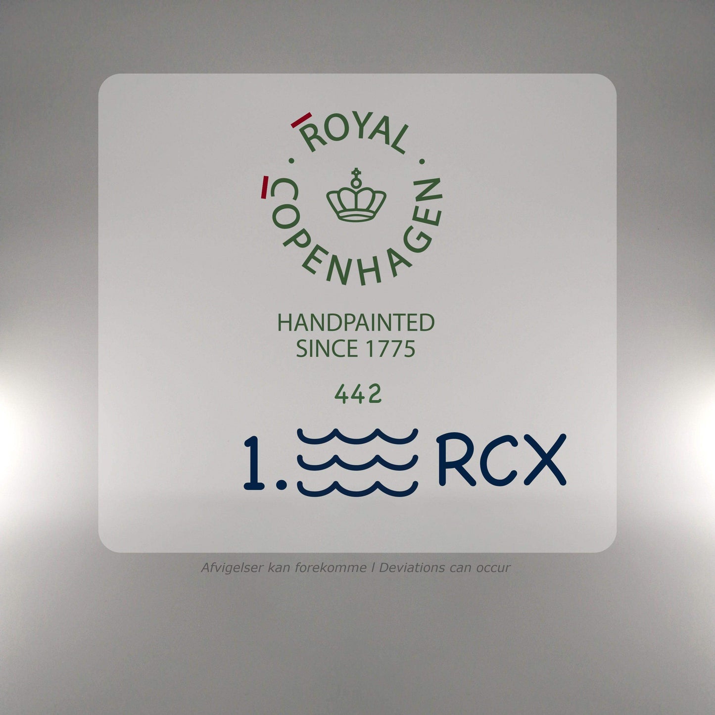Musselmalet Riflet Kande (16 cm / 90 cl) - RCoyalisten.dk