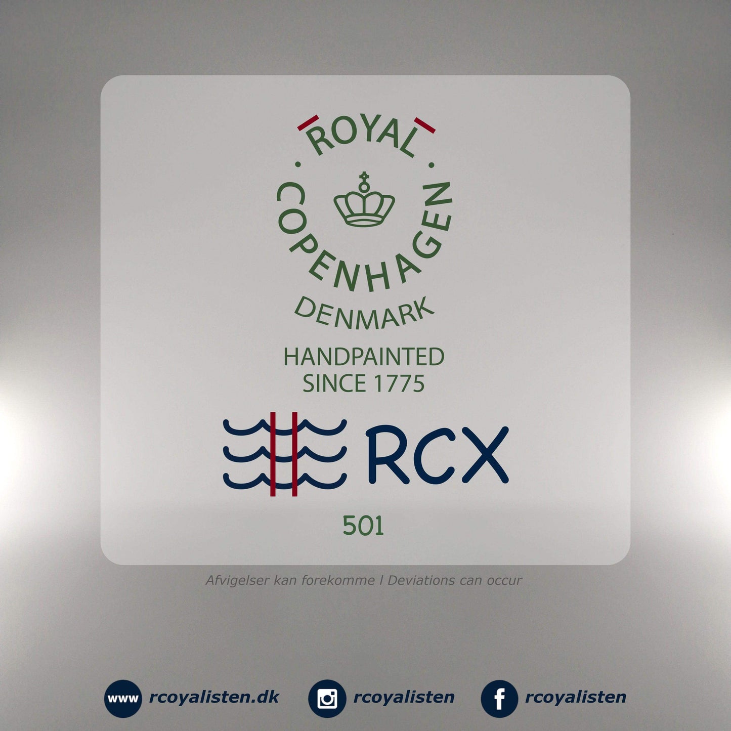 Blå Mega Riflet Lysestage (6 cm) - RCoyalisten.dk