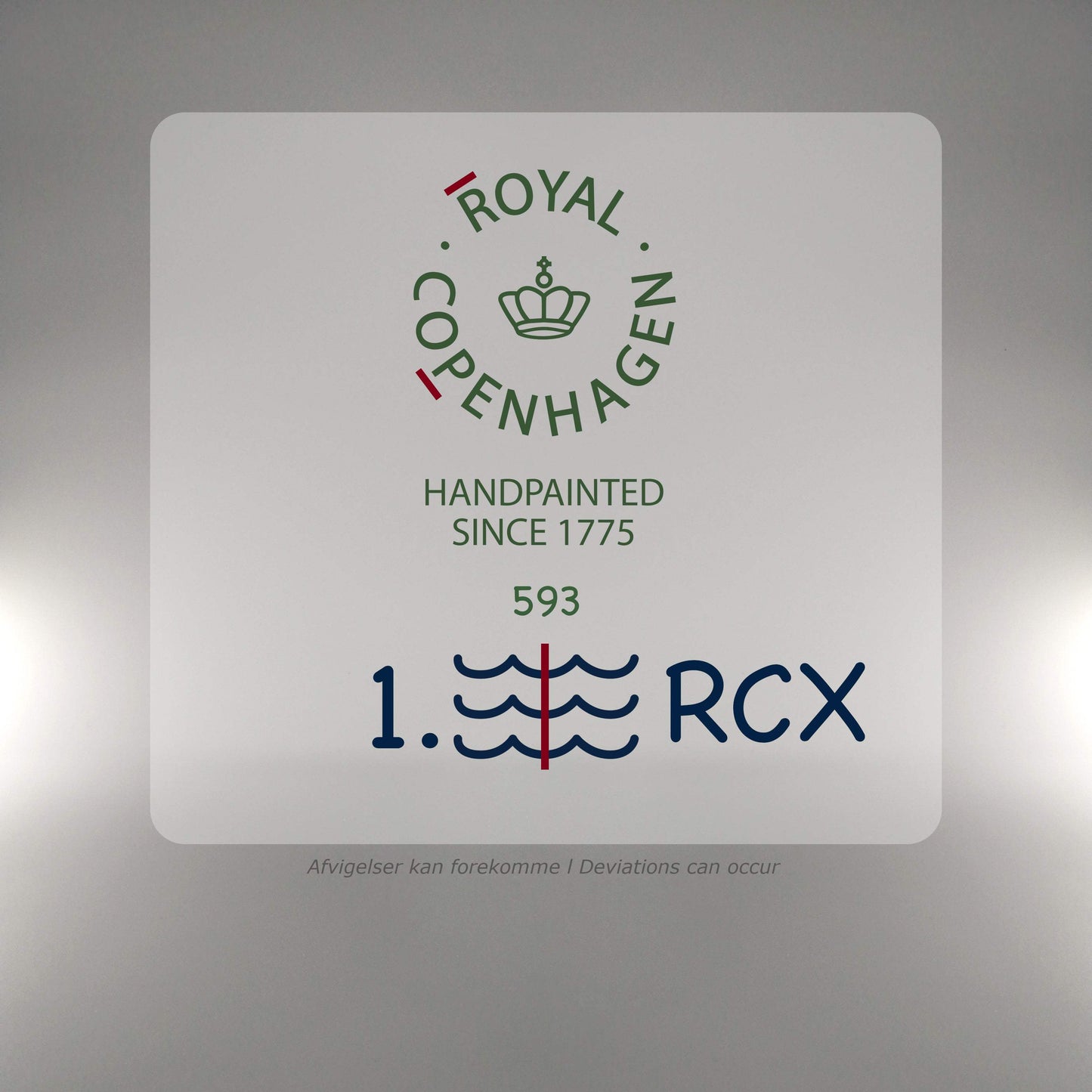 Musselmalet Riflet Skål (28 cm / 240 cl) - RCoyalisten.dk