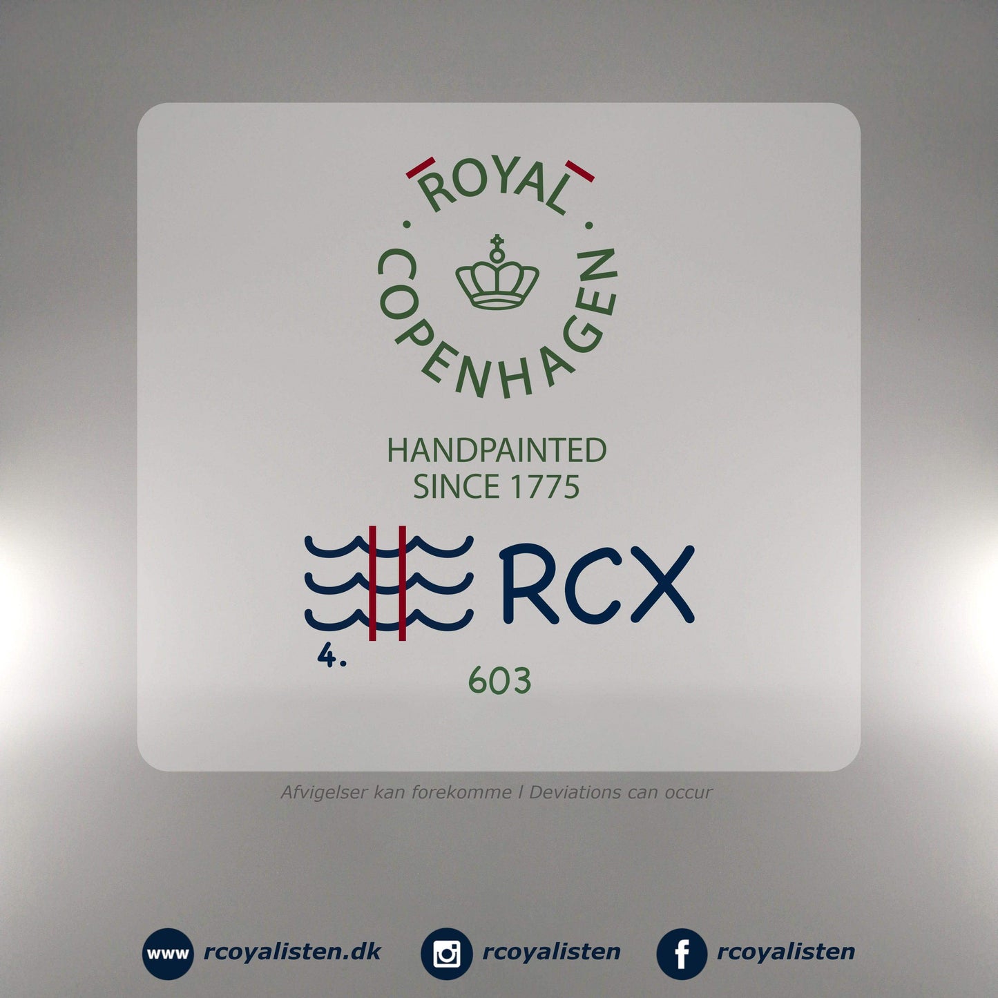 Royal Copenhagen Blå Mega Riflet Dyb Tallerken #4 (17 cm) - RCoyalisten.dk