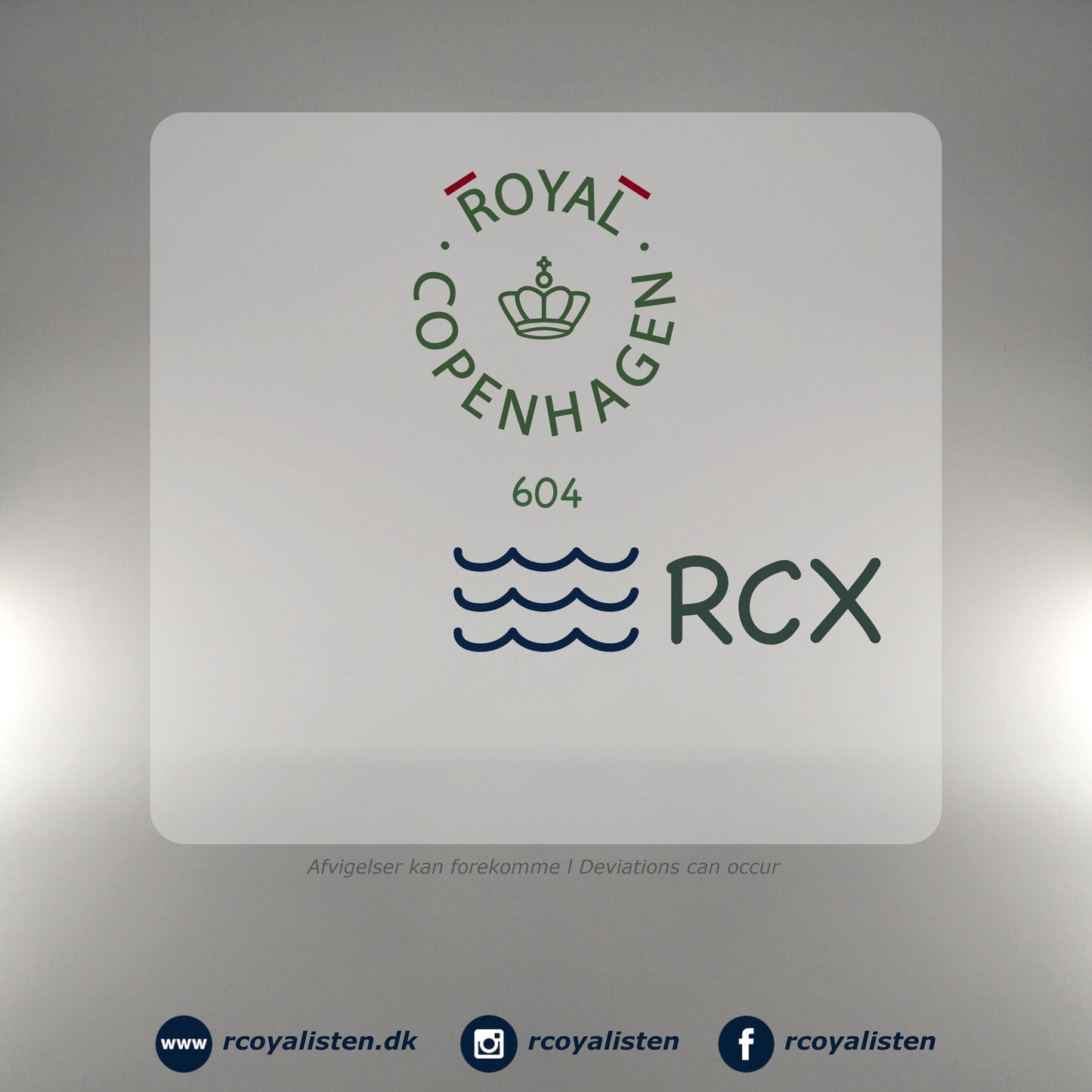 Royal Copenhagen Multifarvet Elements Sage Dyb Tallerken (25 cm) - RCoyalisten.dk