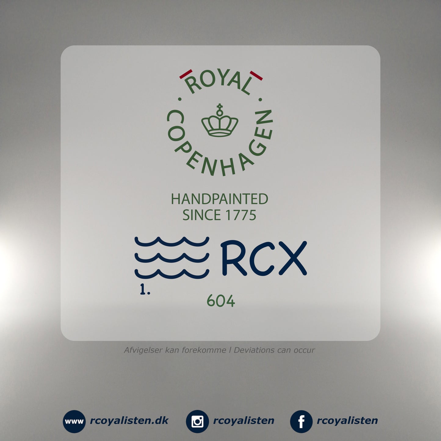Royal Copenhagen Blå Mega Riflet Dyb Tallerken #1 (21 cm) - RCoyalisten.dk