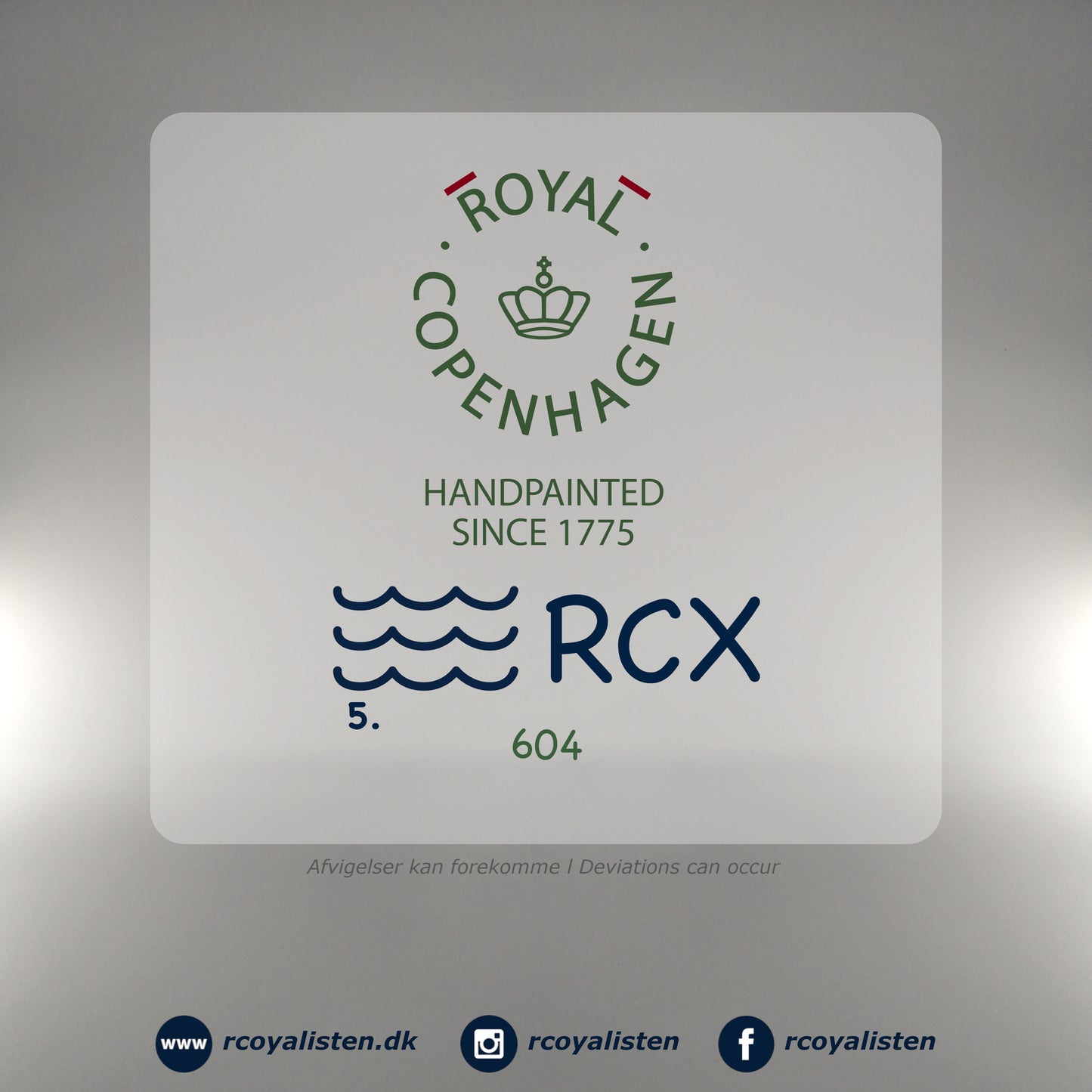 Royal Copenhagen Blå Mega Riflet Dyb Tallerken #5 (21 cm) - RCoyalisten.dk