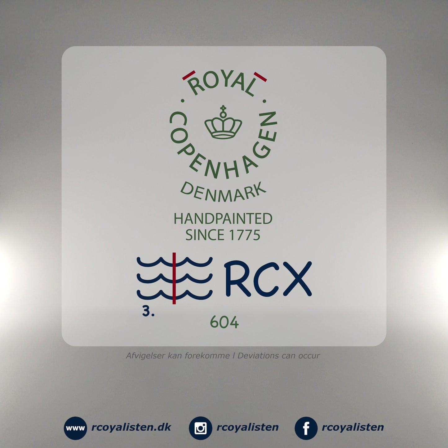 Royal Copenhagen Blå Mega Riflet Dyb Tallerken #3 (21 cm) - RCoyalisten.dk