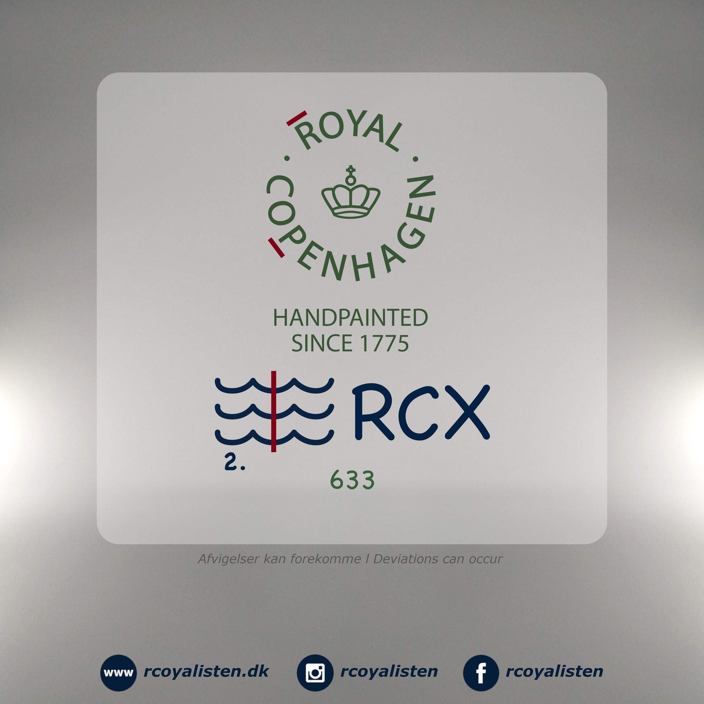 Blå Mega Riflet Ovalt Fad #2 (34 cm) - RCoyalisten.dk