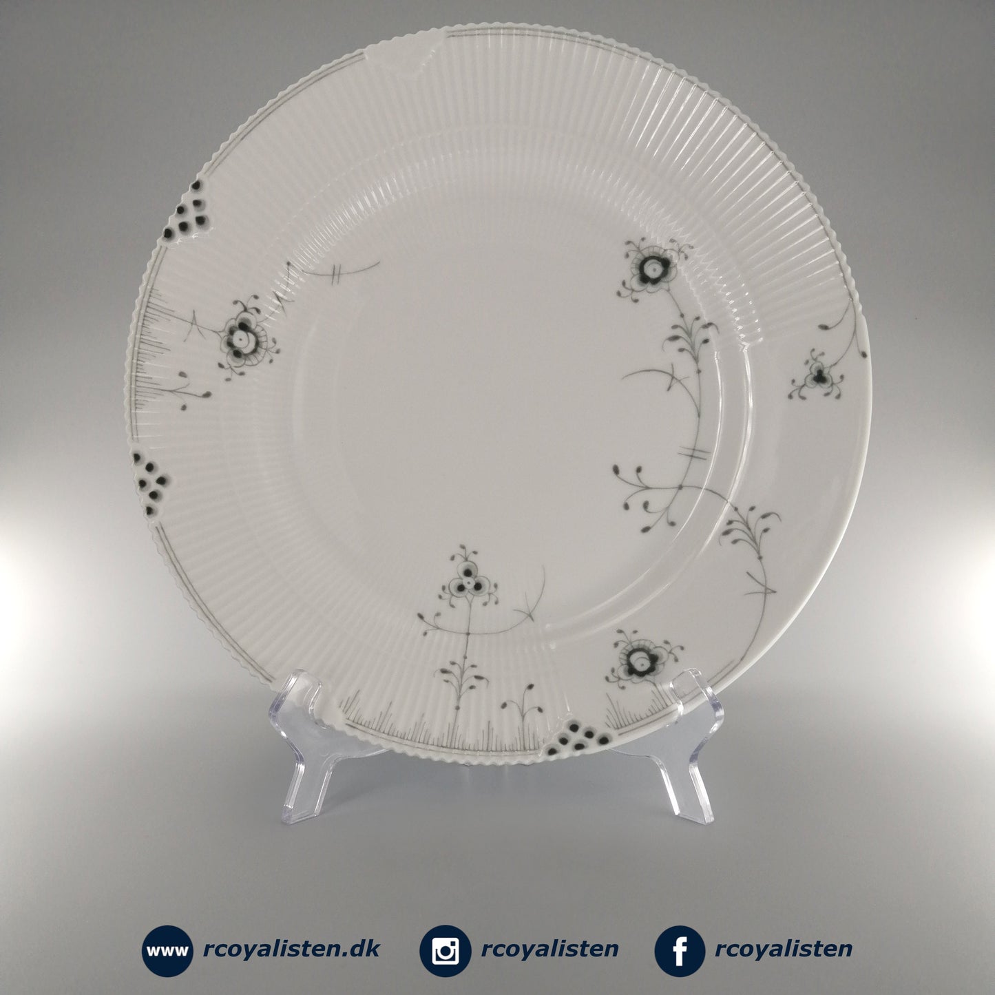 Royal Copenhagen Multifarvet Elements Oyster Tallerken (28 cm) - RCoyalisten.dk