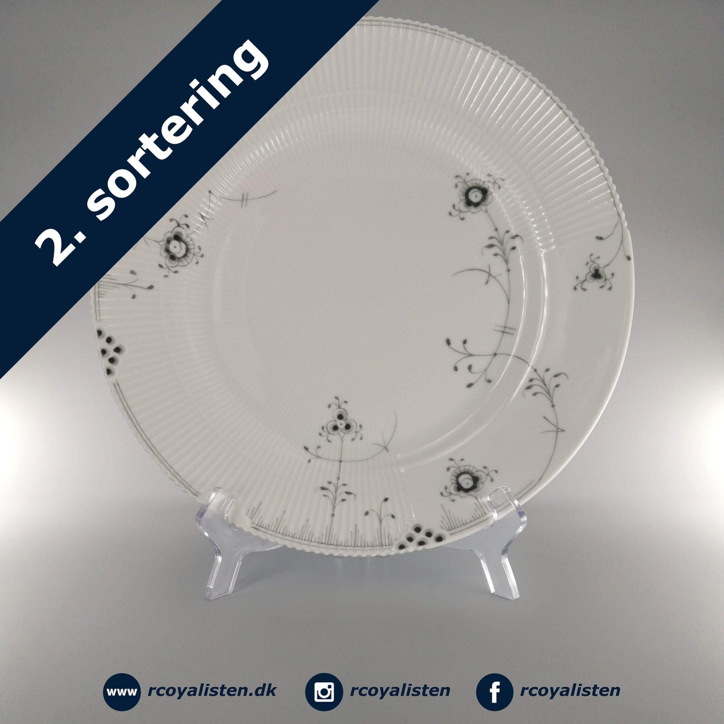 Multifarvet Elements Oyster Tallerken (28 cm) - RCoyalisten.dk