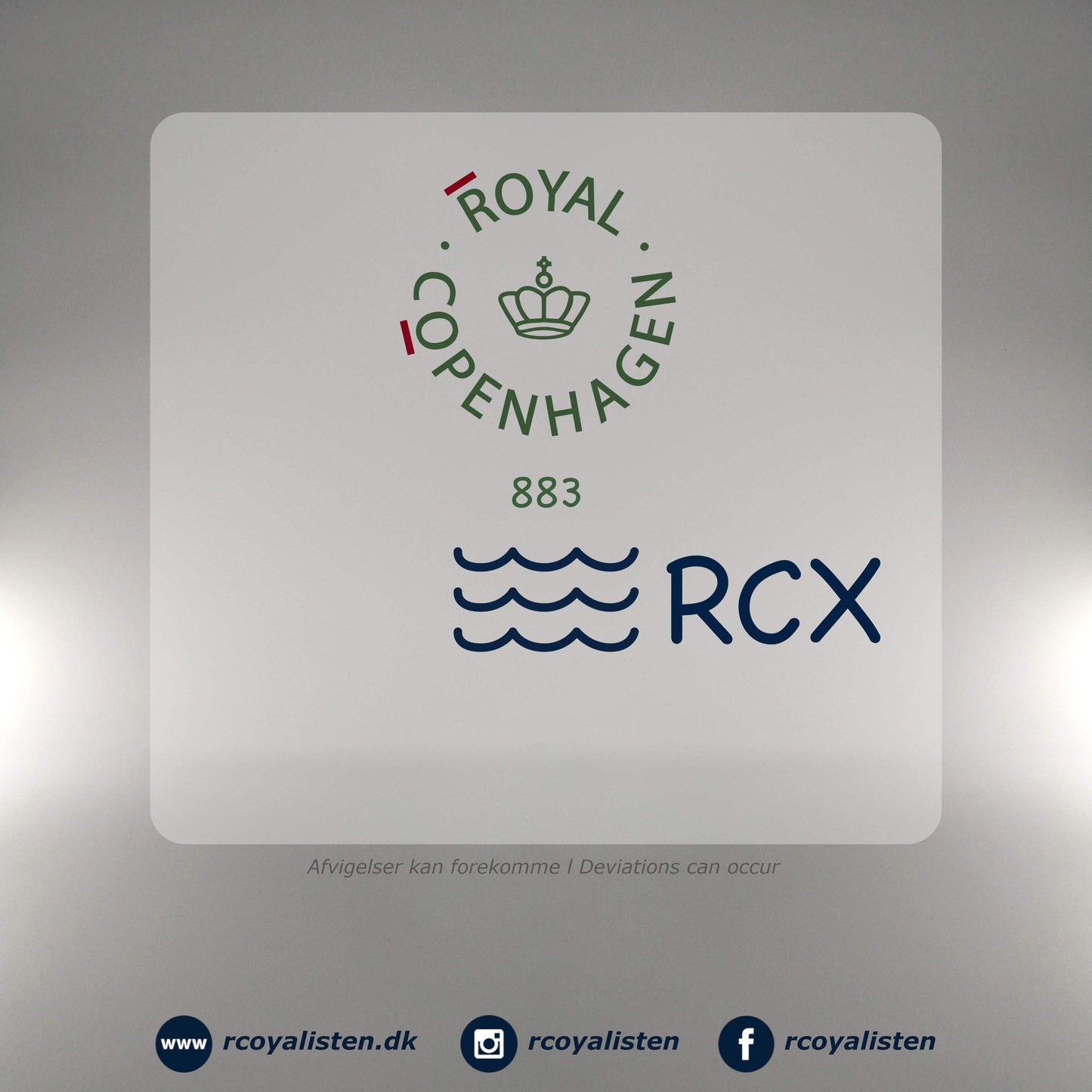 Blå Elements Serveringsbræt (18 cm) - RCoyalisten.dk