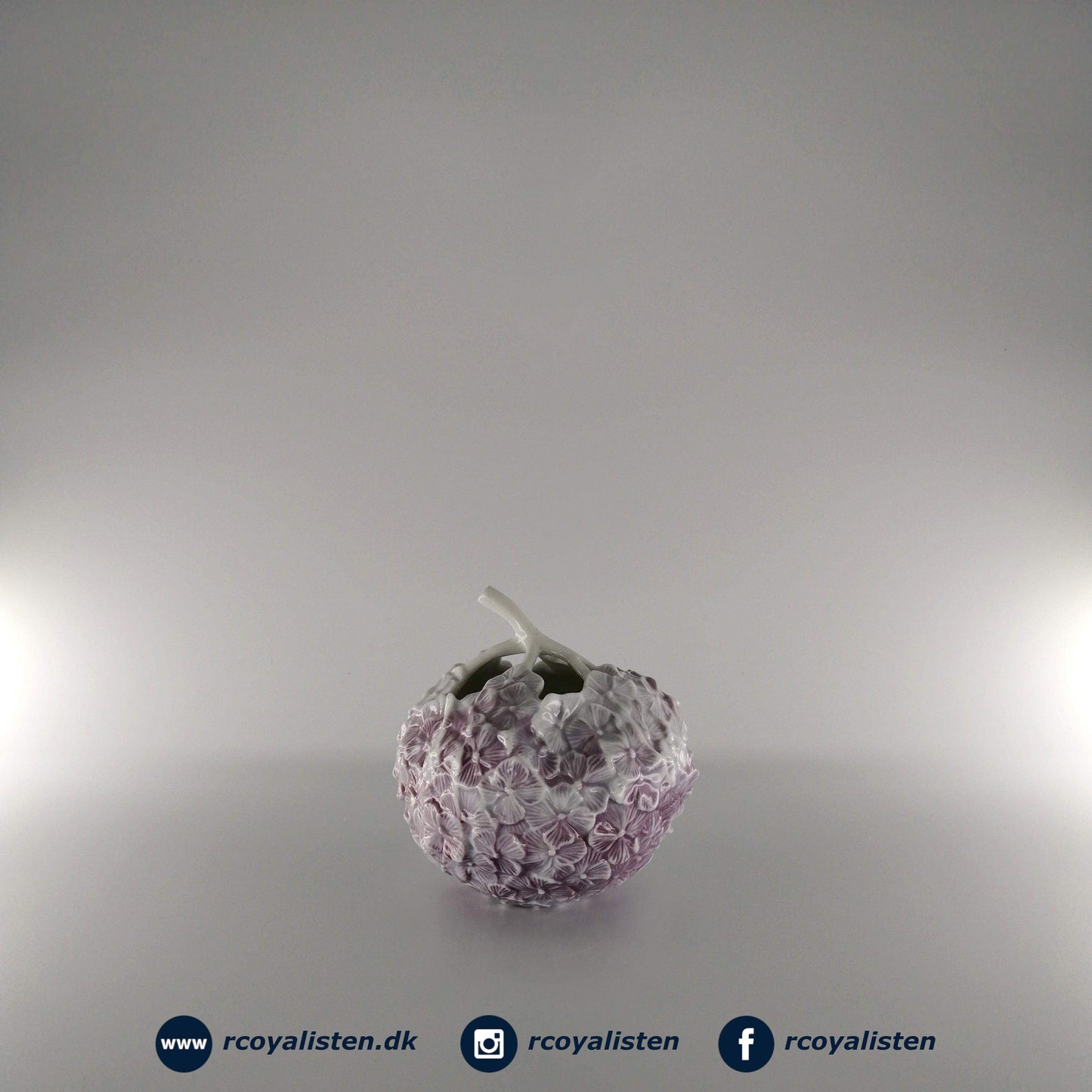 Royal Copenhagen Hortensia Vase - Rød - RCoyalisten.dk