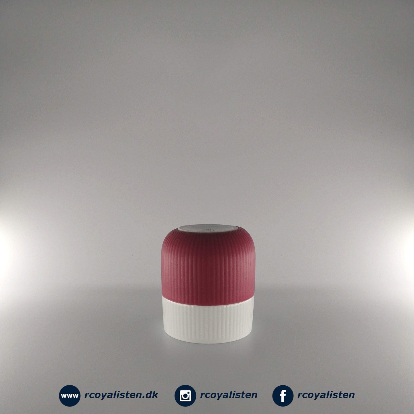 Royal Copenhagen Riflet Contrast Krus (33 cl) - Hindbær - RCoyalisten.dk