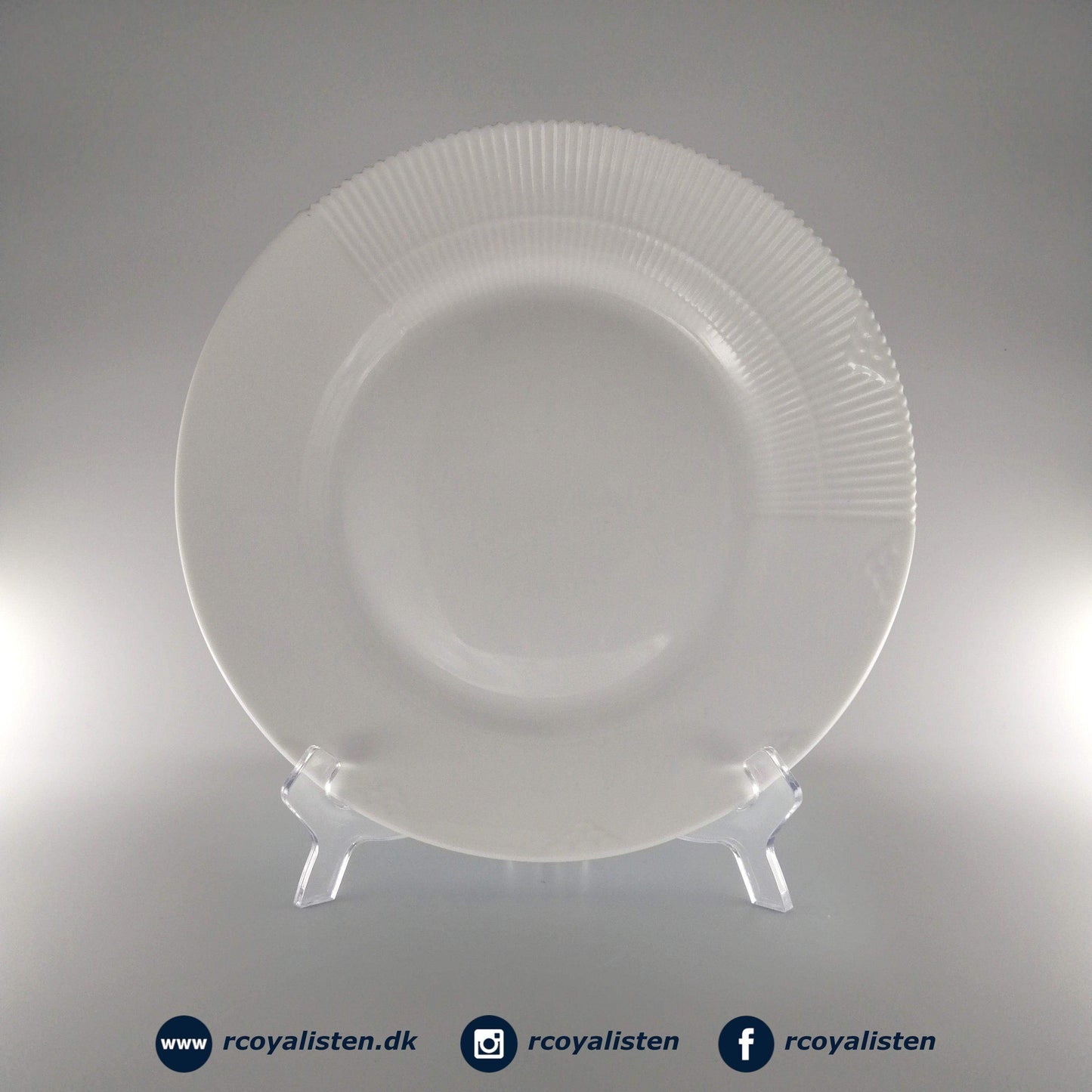 Hvid Elements Tallerken (26 cm) - RCoyalisten.dk