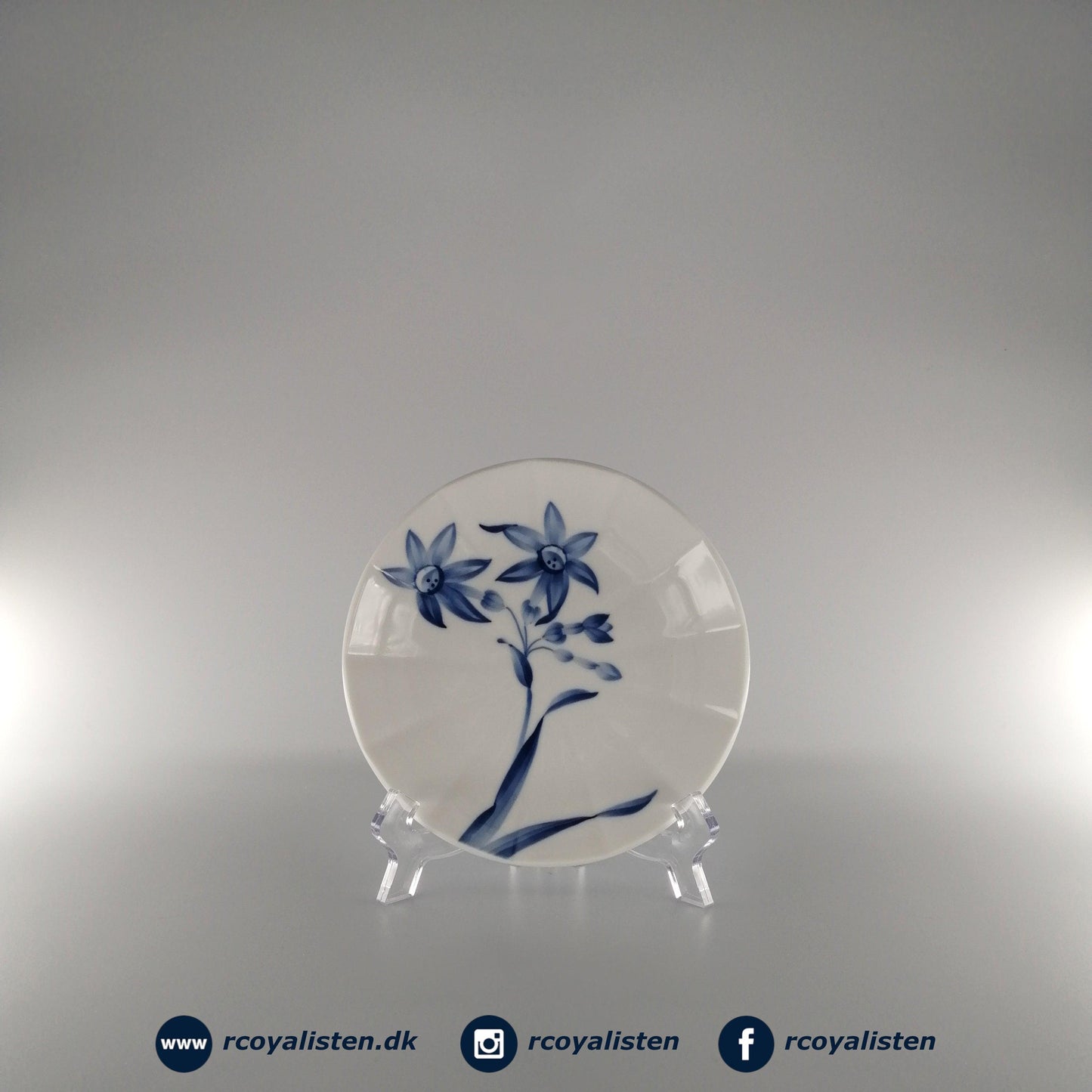 Royal Copenhagen Blomst Tallerken (15 cm) - Pinselilje - RCoyalisten.dk
