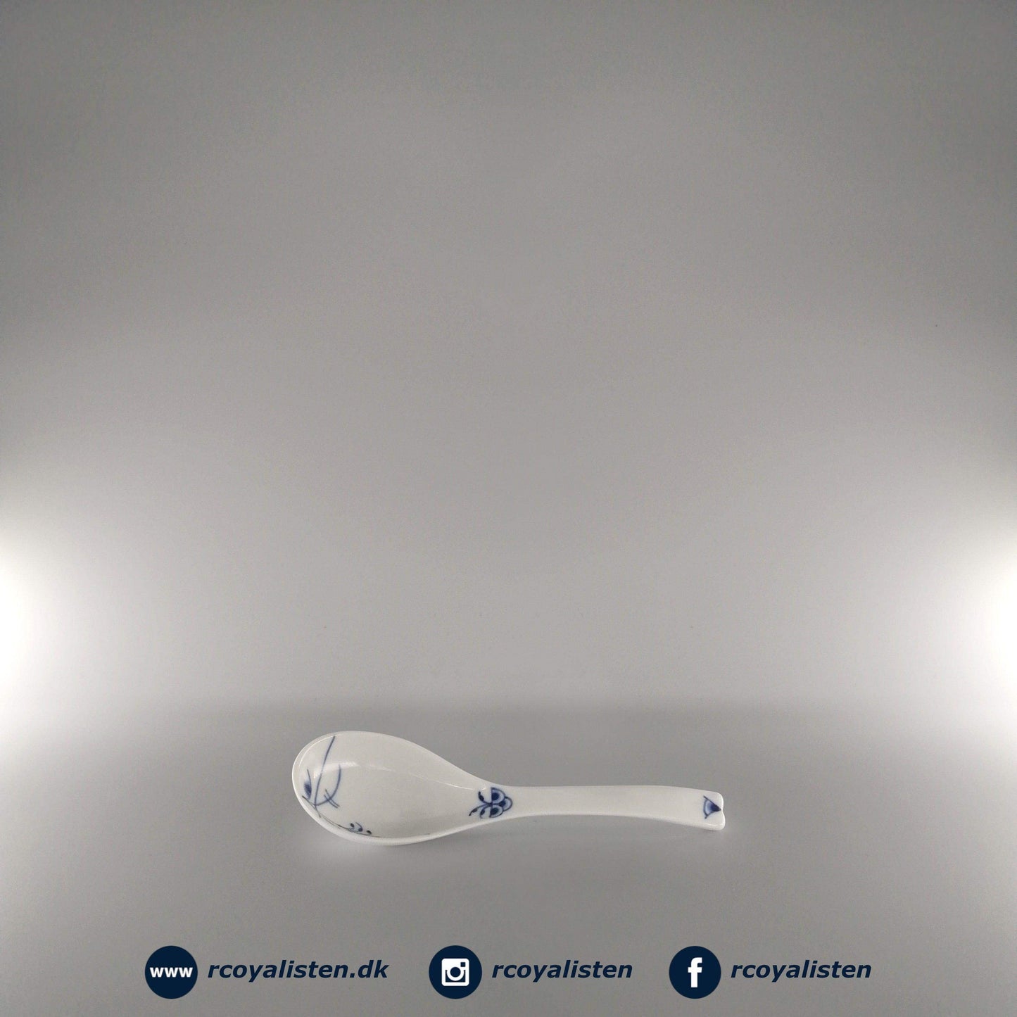 Blå Palmette Ske (15,5 cm) - RCoyalisten.dk
