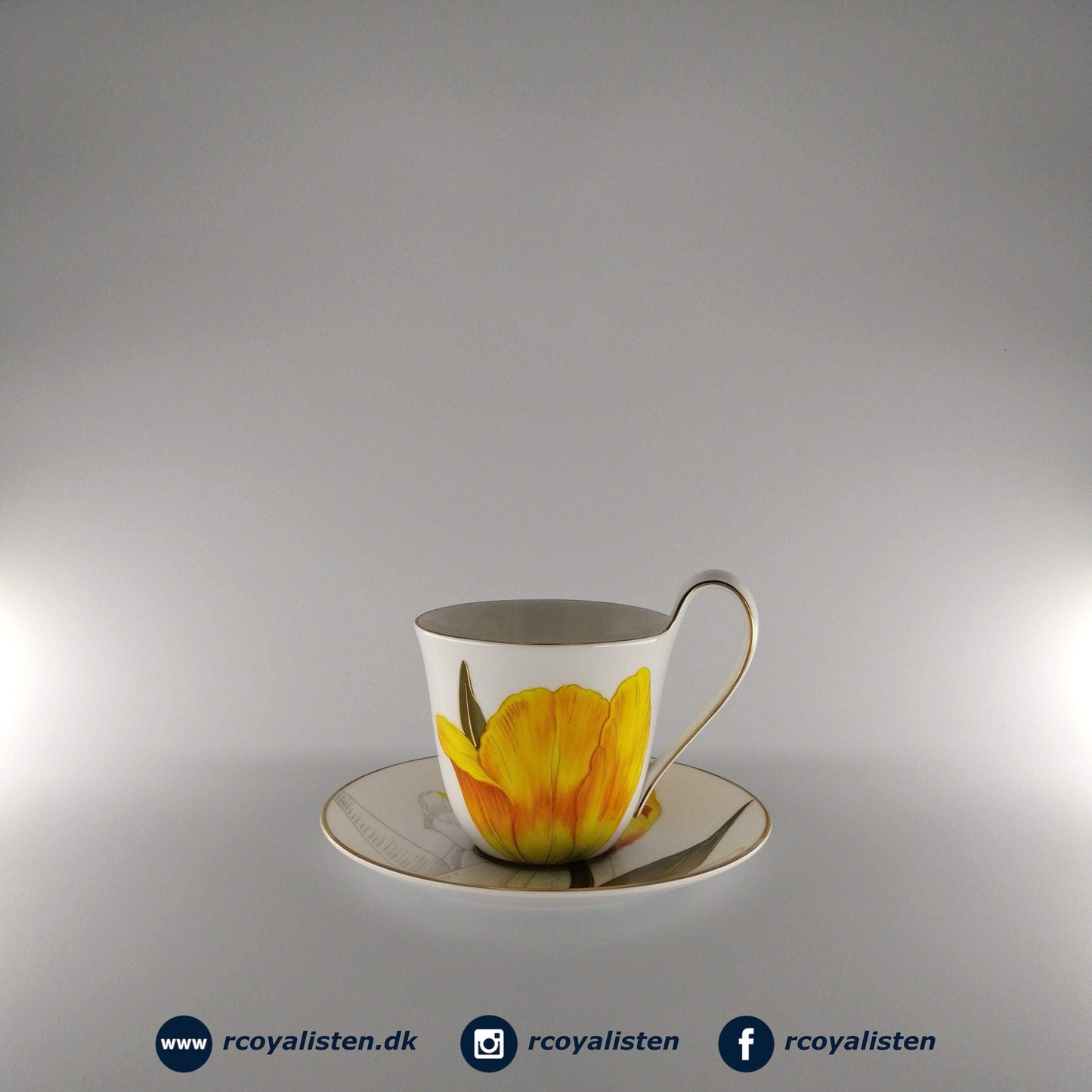 Flora Højhankskop med Underkop (27 cl) - Tulipan - RCoyalisten.dk