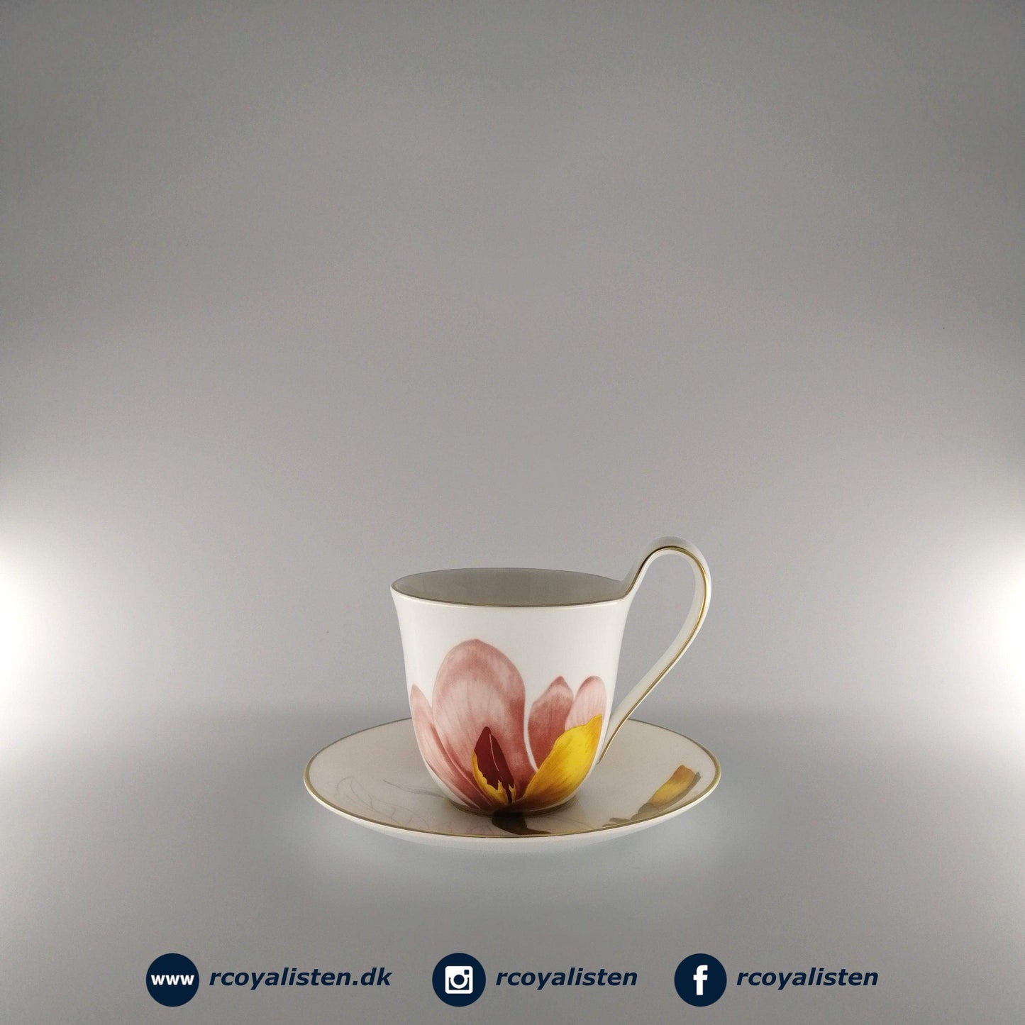 Flora Højhankskop med Underkop (27 cl) - Magnolia - RCoyalisten.dk