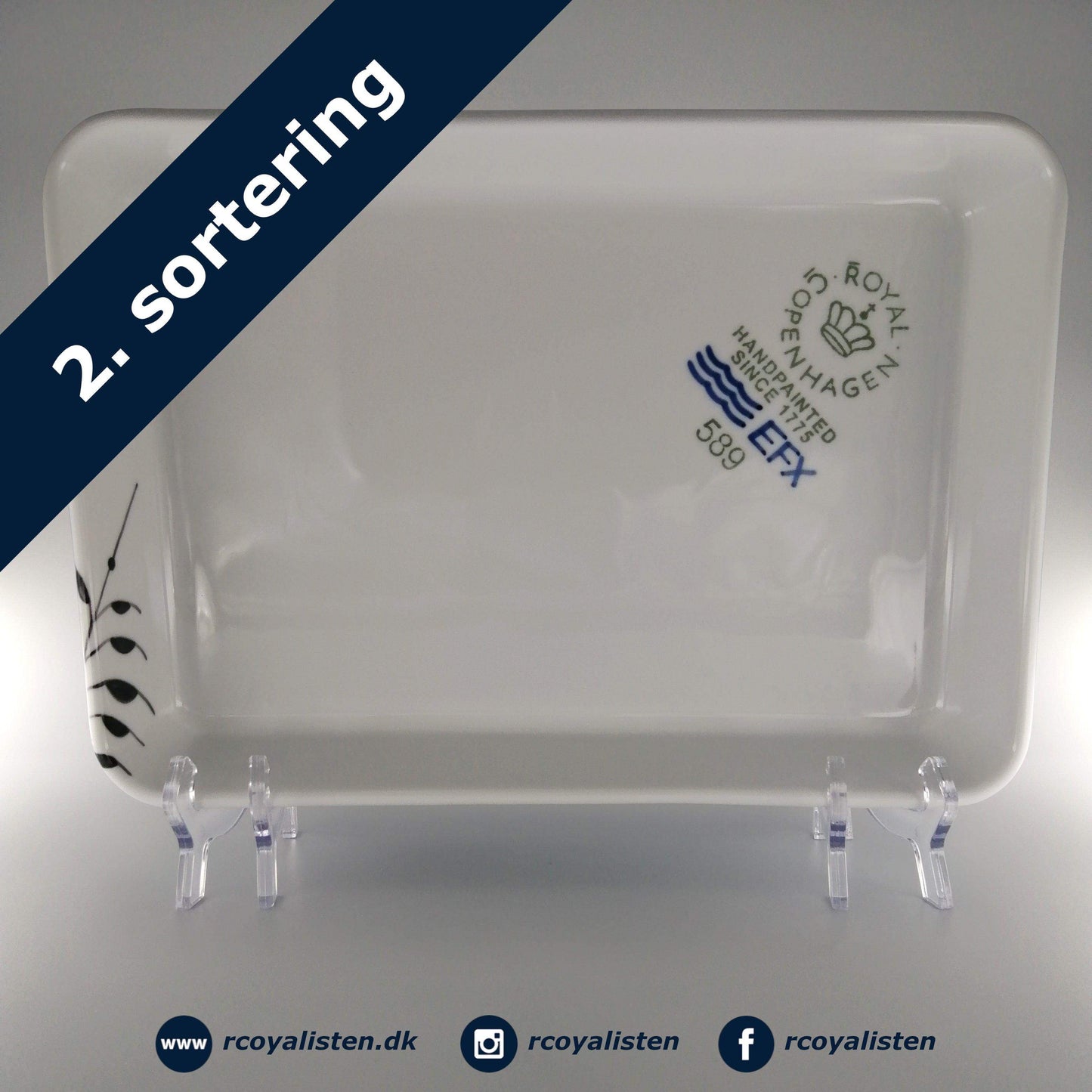 Sort Mega Riflet Lasagnefad (36 x 25 cm) - RCoyalisten.dk