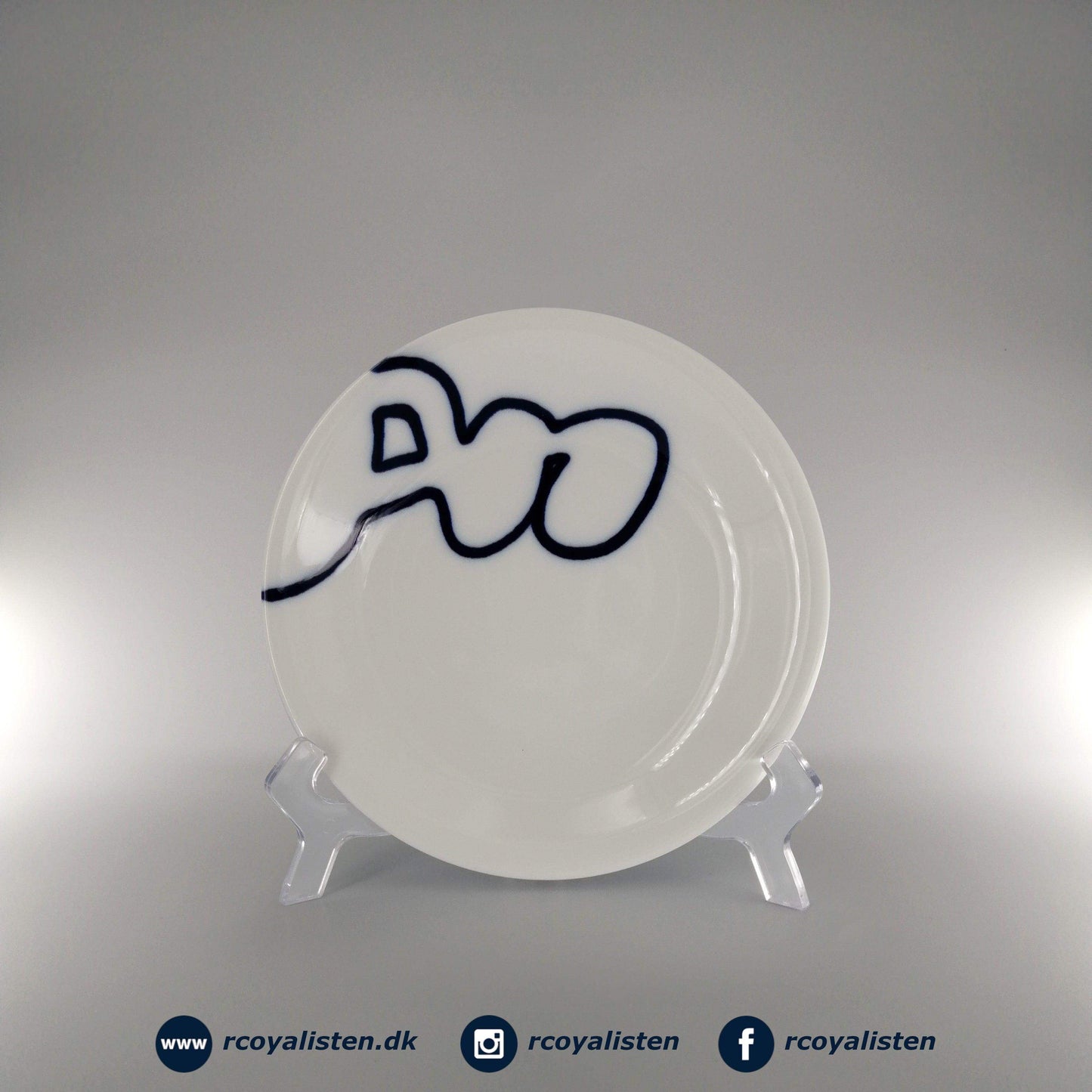 Musica Tallerken (19 cm) - D - RCoyalisten.dk