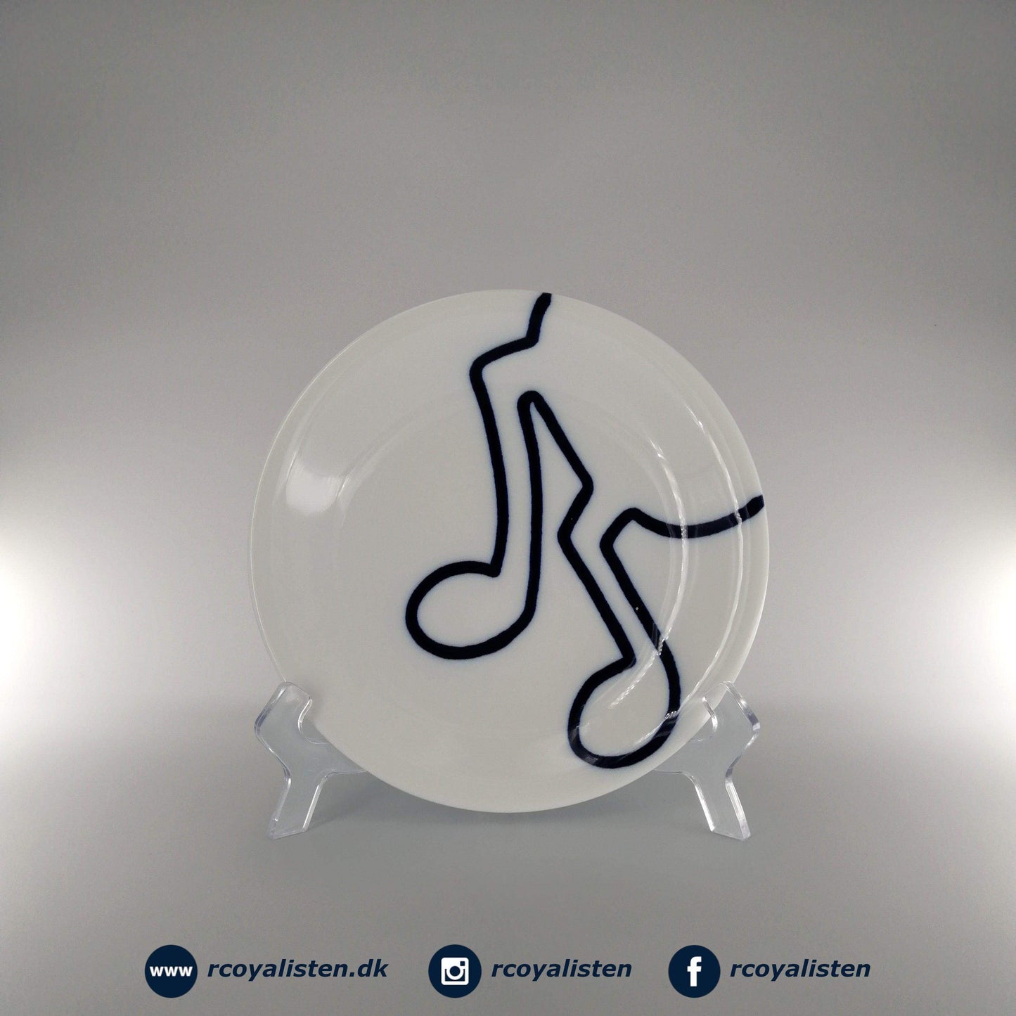 Musica Tallerken (19 cm) - B - RCoyalisten.dk