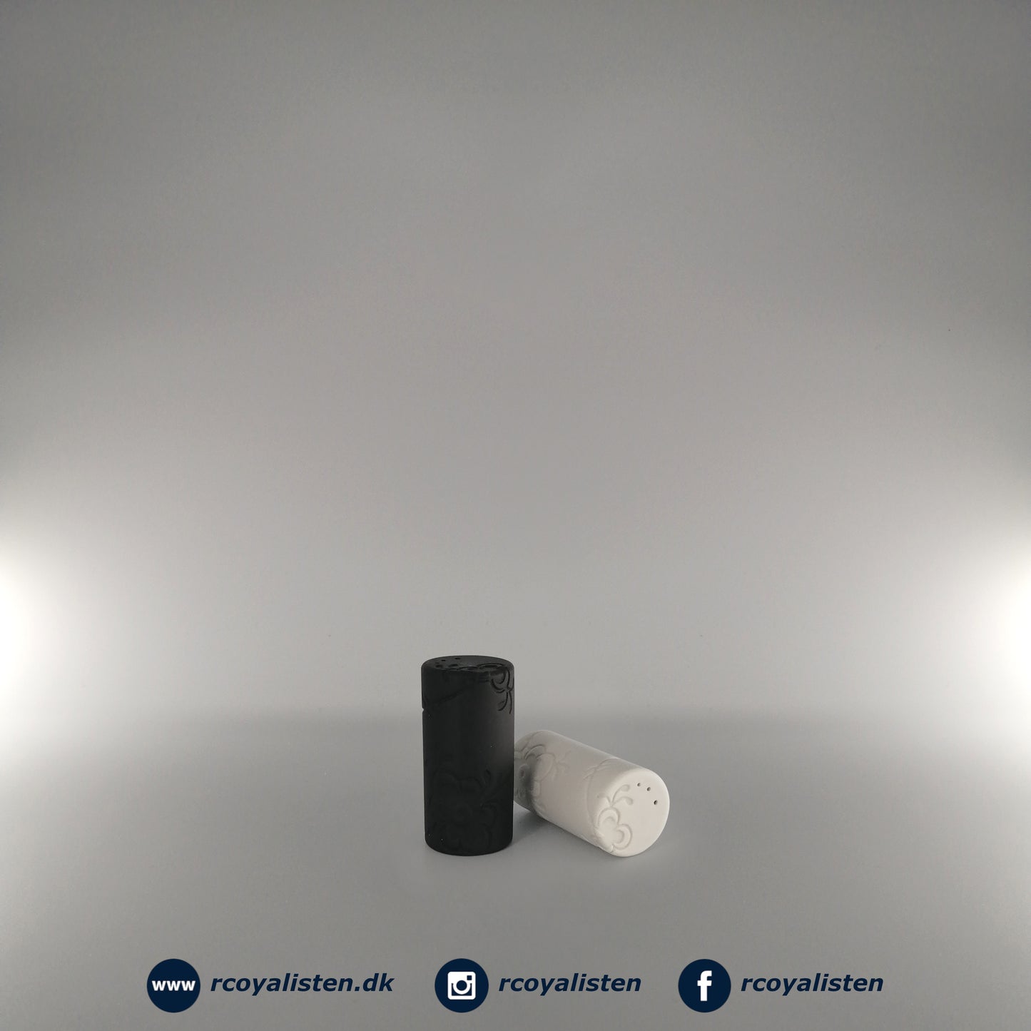 Royal Copenhagen Mega Riflet Salt & Peber (7 cm) - RCoyalisten.dk