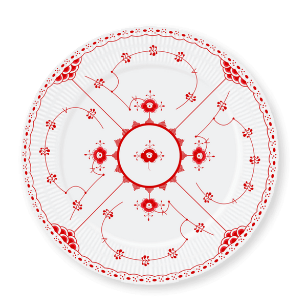 Royal Copenhagen Red Ruby Fluted Half Lace – RCoyalisten.dk