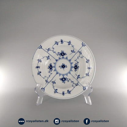 Musselmalet Riflet Dyb Tallerken (17 cm) - RCoyalisten.dk