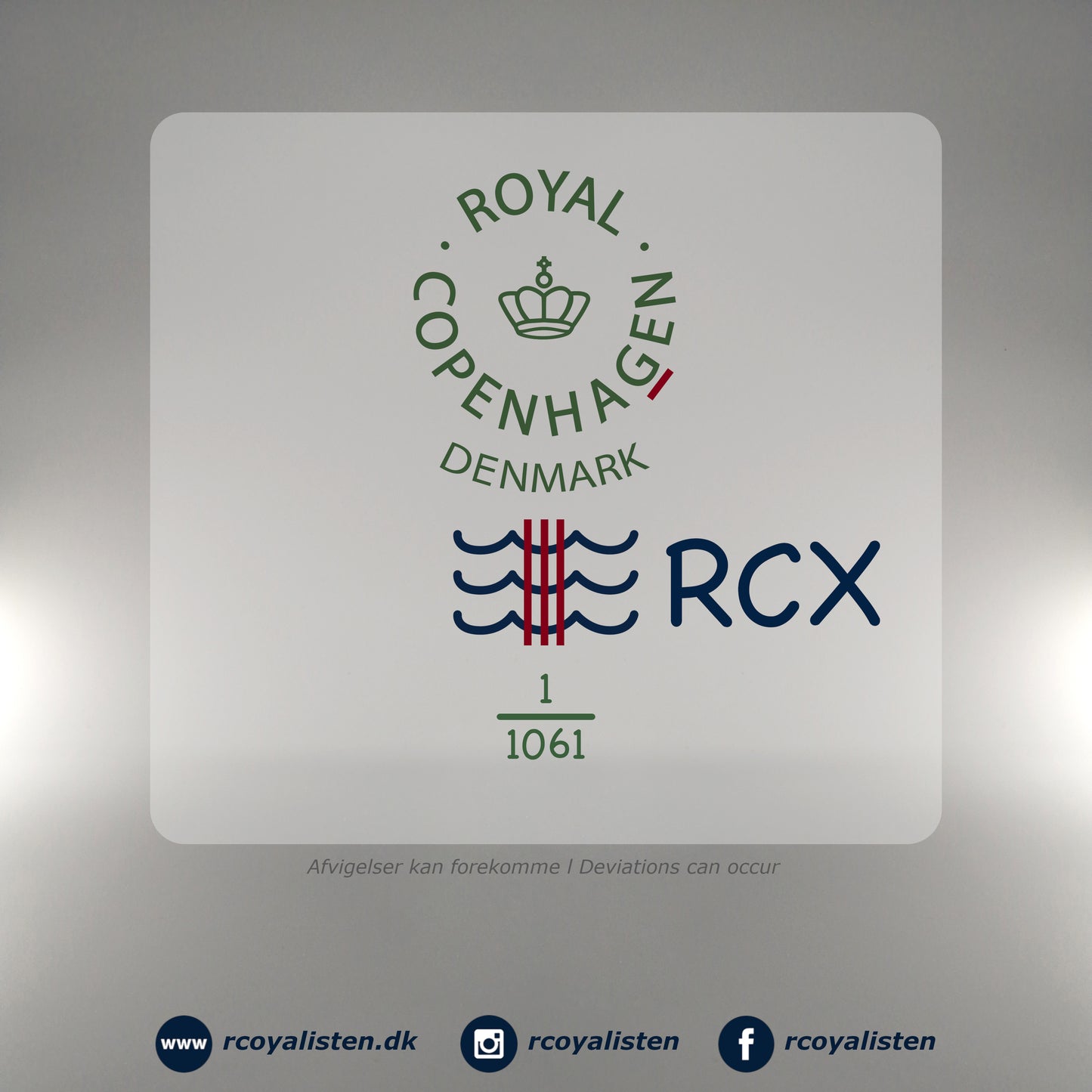 Royal Copenhagen Musselmalet Helblonde Frugtskål med Rundt Fad (25,5 cm / 40 cl) - RCoyalisten.dk
