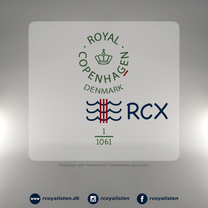 Royal Copenhagen Musselmalet Helblonde Frugtskål med Rundt Fad (25,5 cm / 40 cl) - RCoyalisten.dk