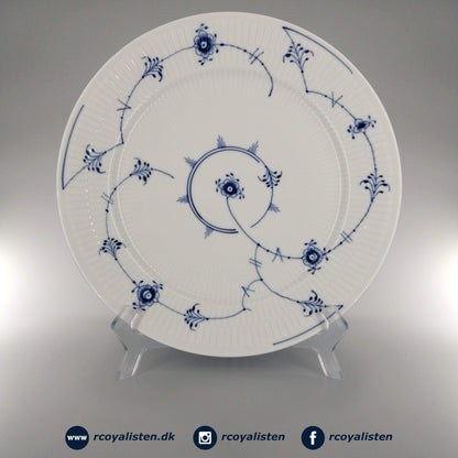 Musselmalet Riflet Blue Copenhagen Tallerken (27 cm) - RCoyalisten.dk