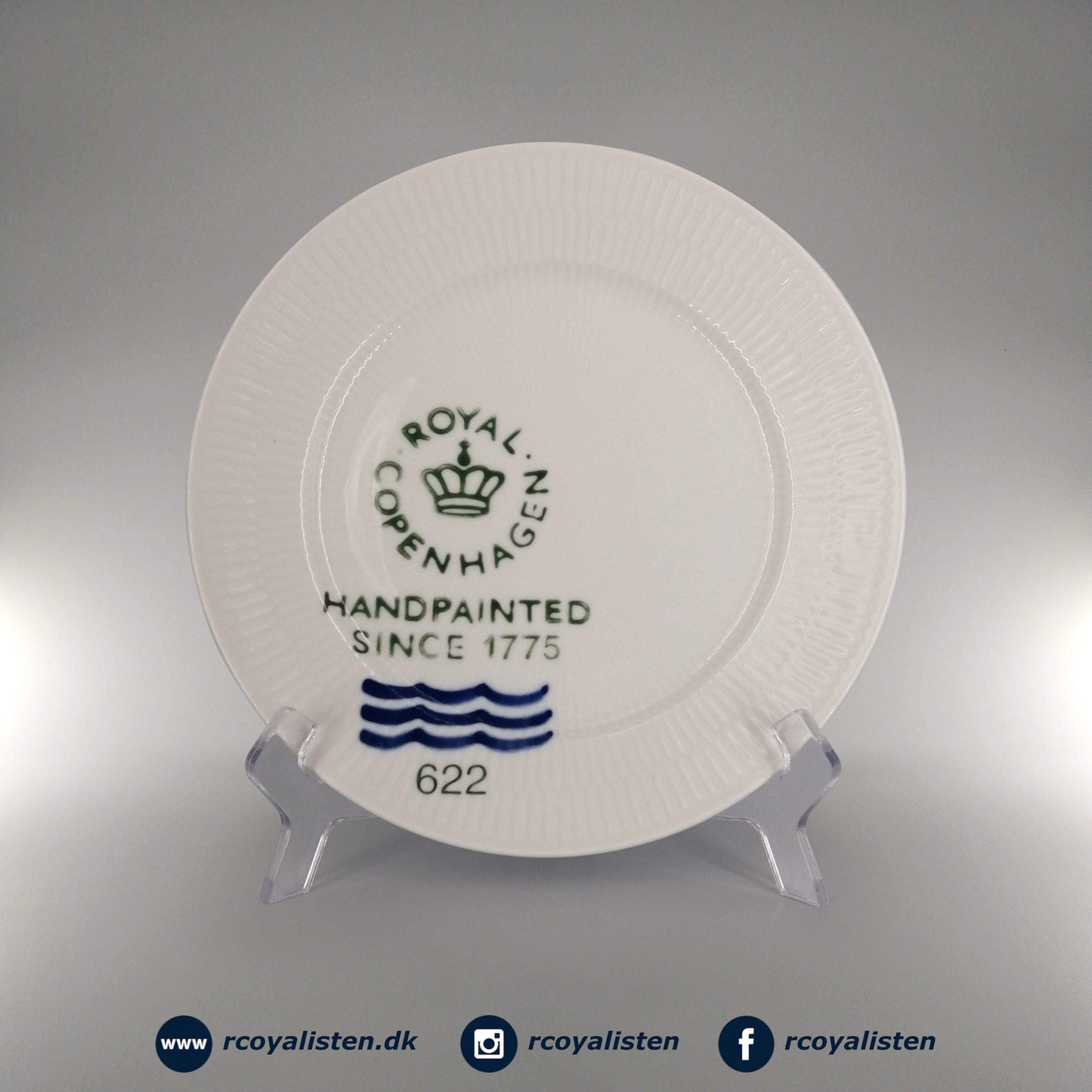 Royal Copenhagen Riflet Signatur Tallerken (22 cm) - RCoyalisten.dk