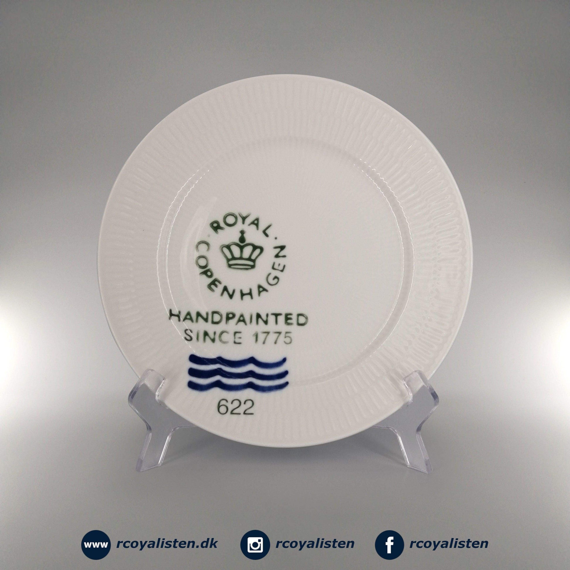 Royal Copenhagen Riflet Signatur Tallerken (22 cm) - RCoyalisten.dk